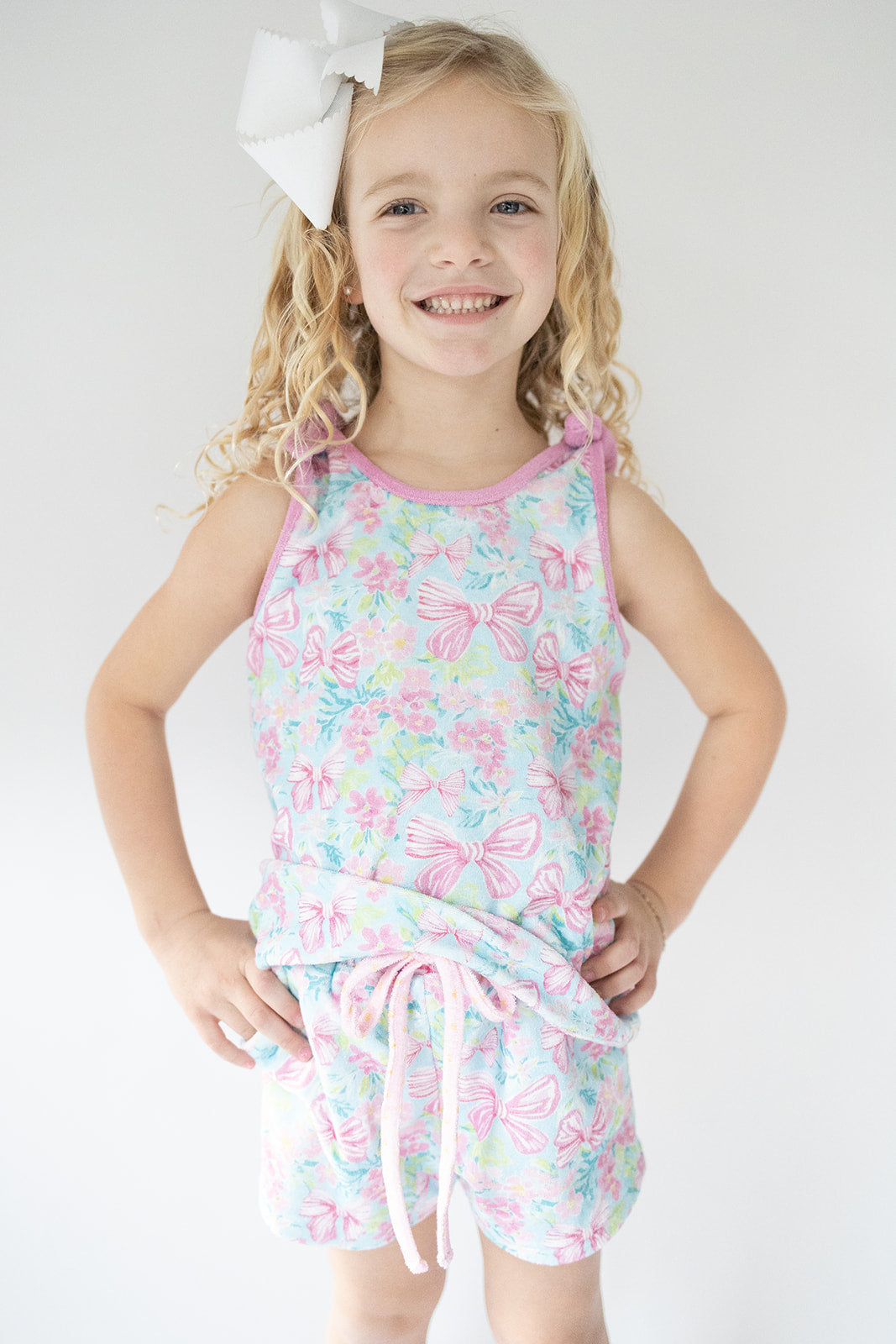 Terry Cloth Swim Cover Set - A Bow To Remember (Pre-Order)