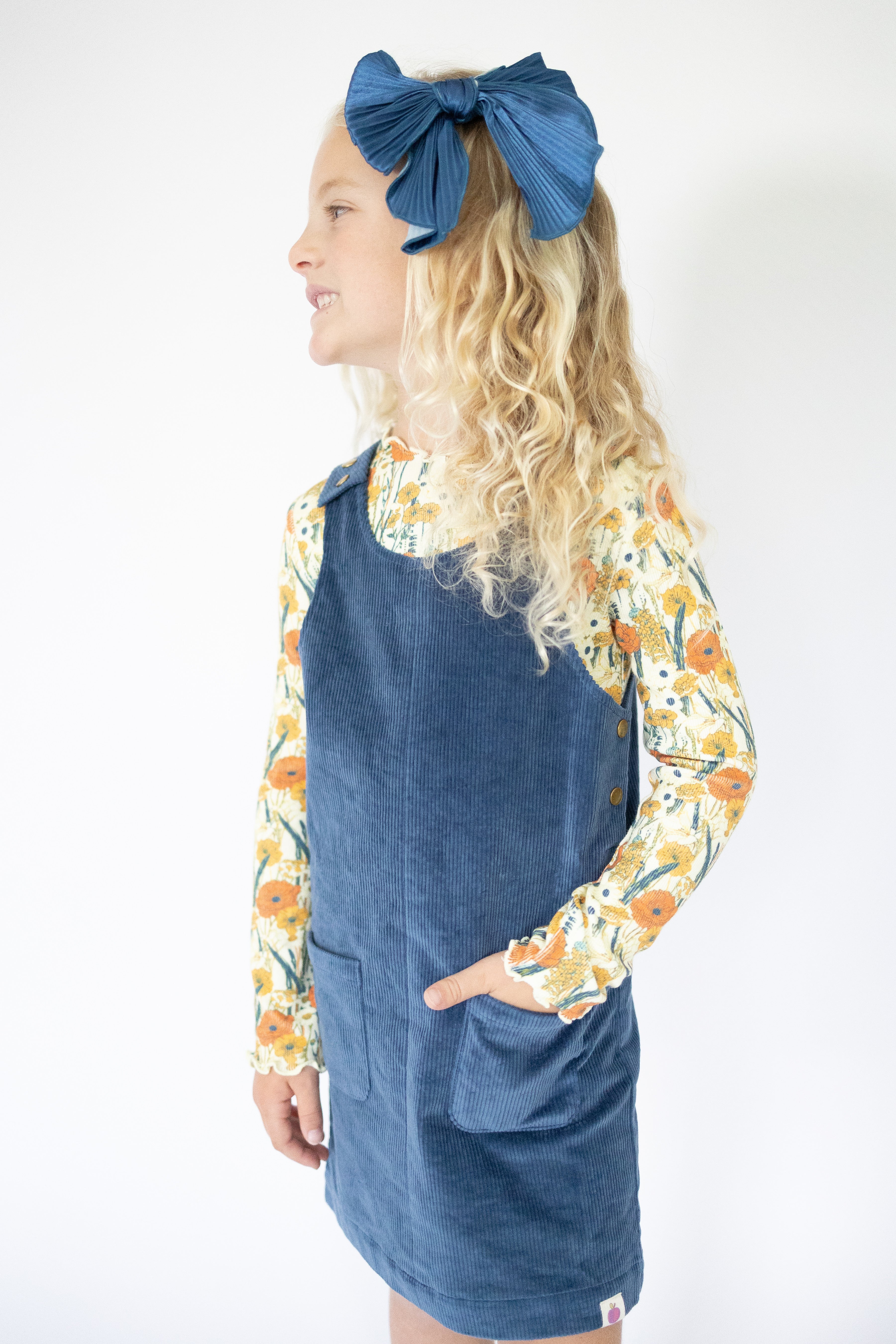 Parker Corduroy Jumper Set - Royal Harvest