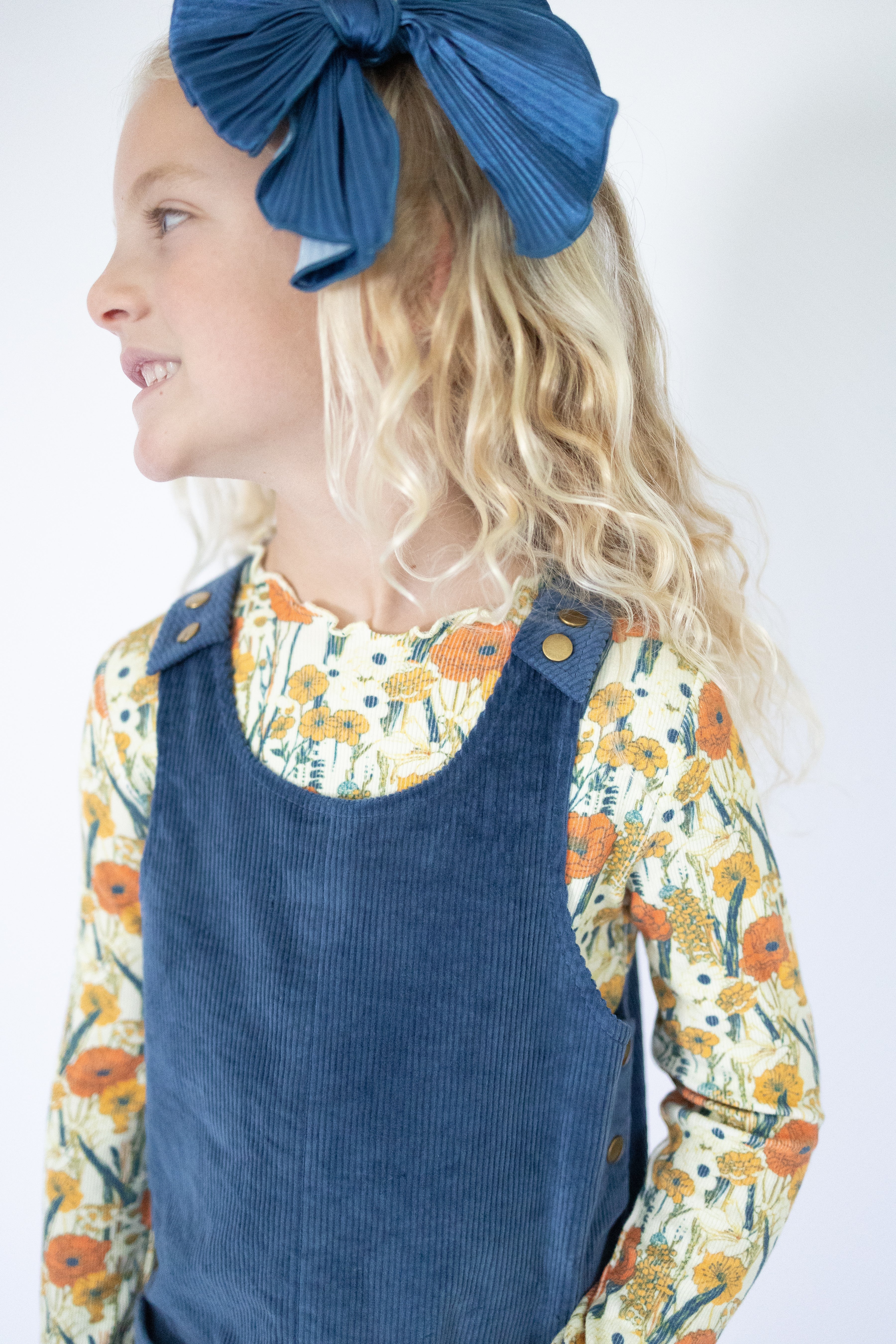Parker Corduroy Jumper Set - Royal Harvest