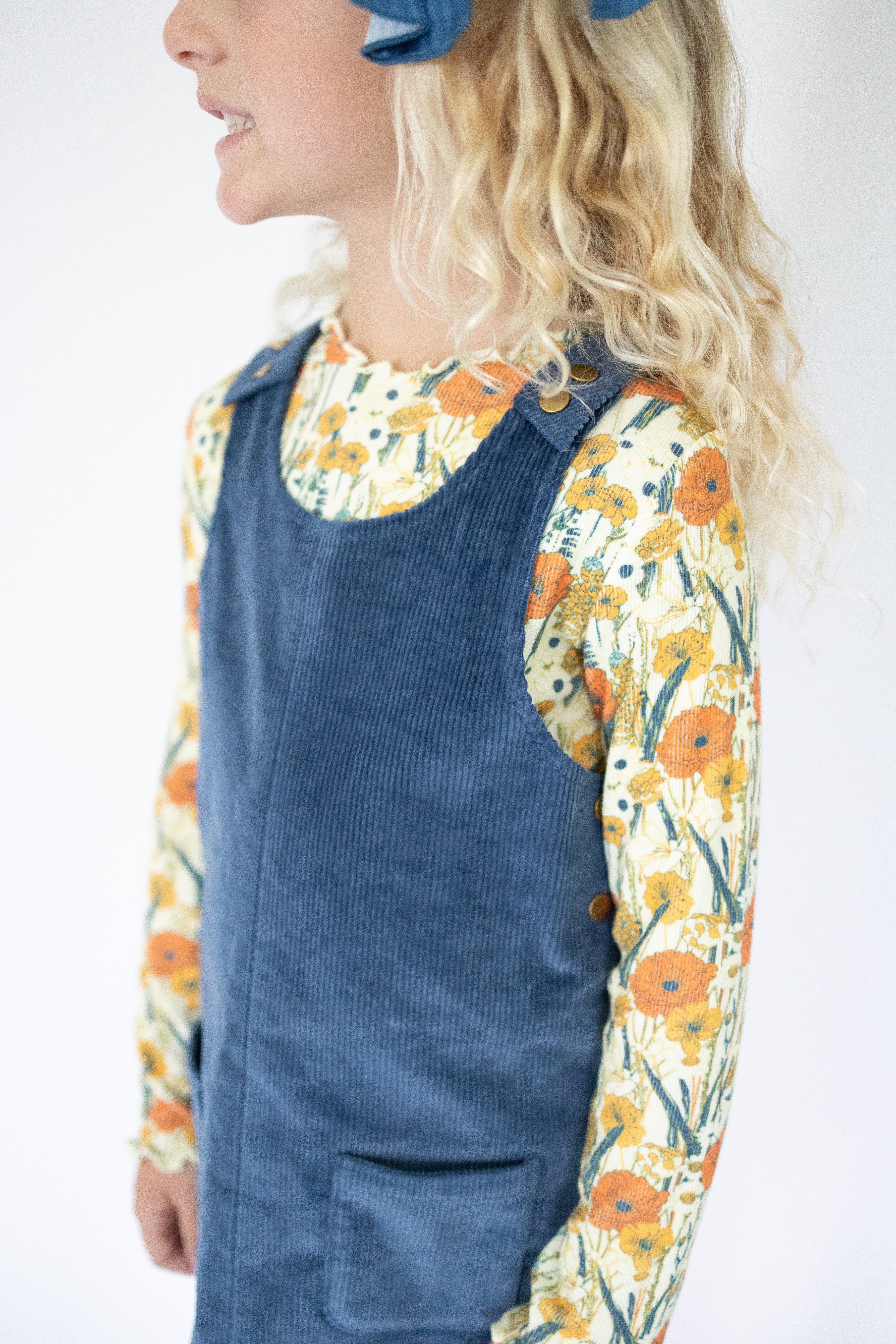 Parker Corduroy Jumper Set - Royal Harvest