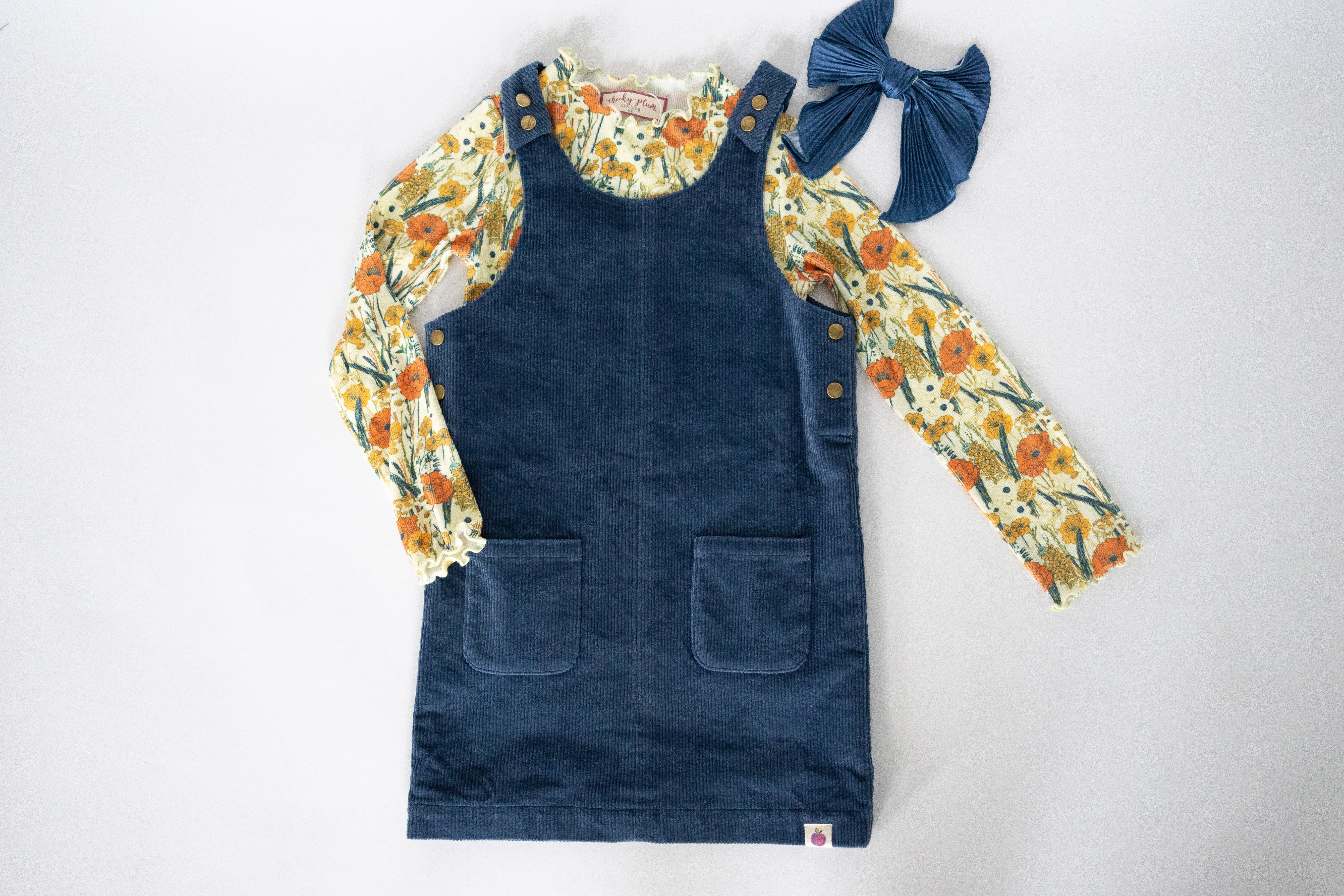 Parker Corduroy Jumper Set - Royal Harvest