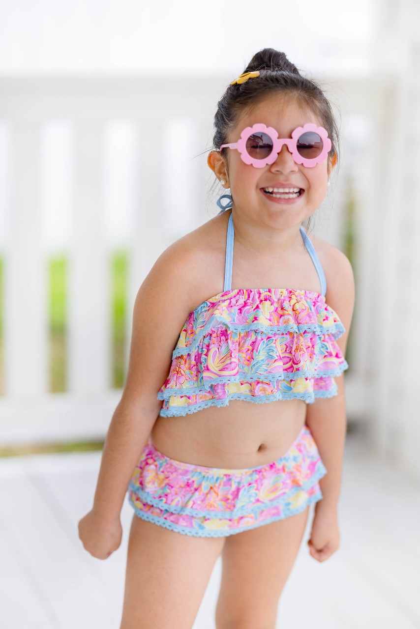 Frankie Swimsuit - Hula Pink