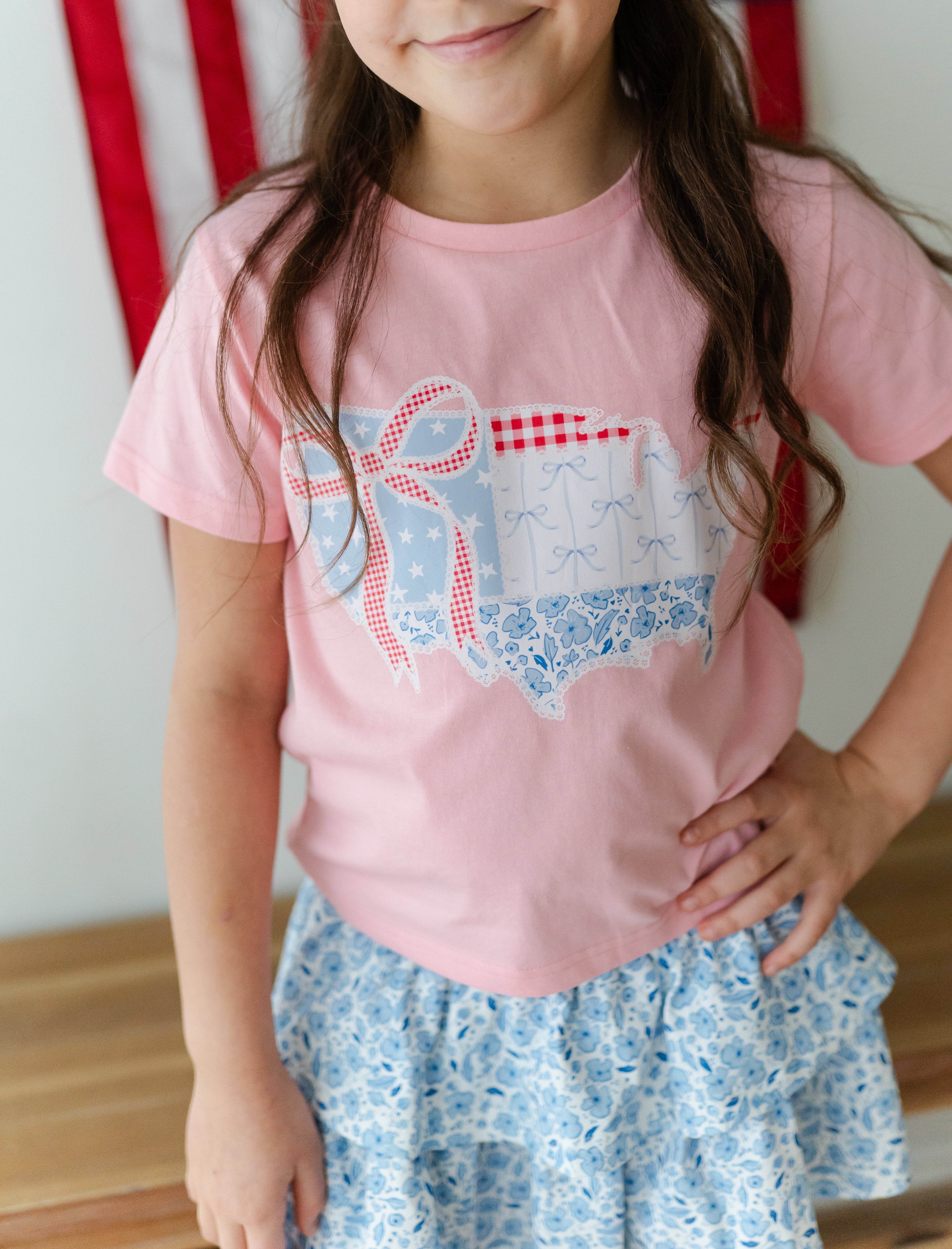 Applique Graphic Tee - Sweet Land of Liberty