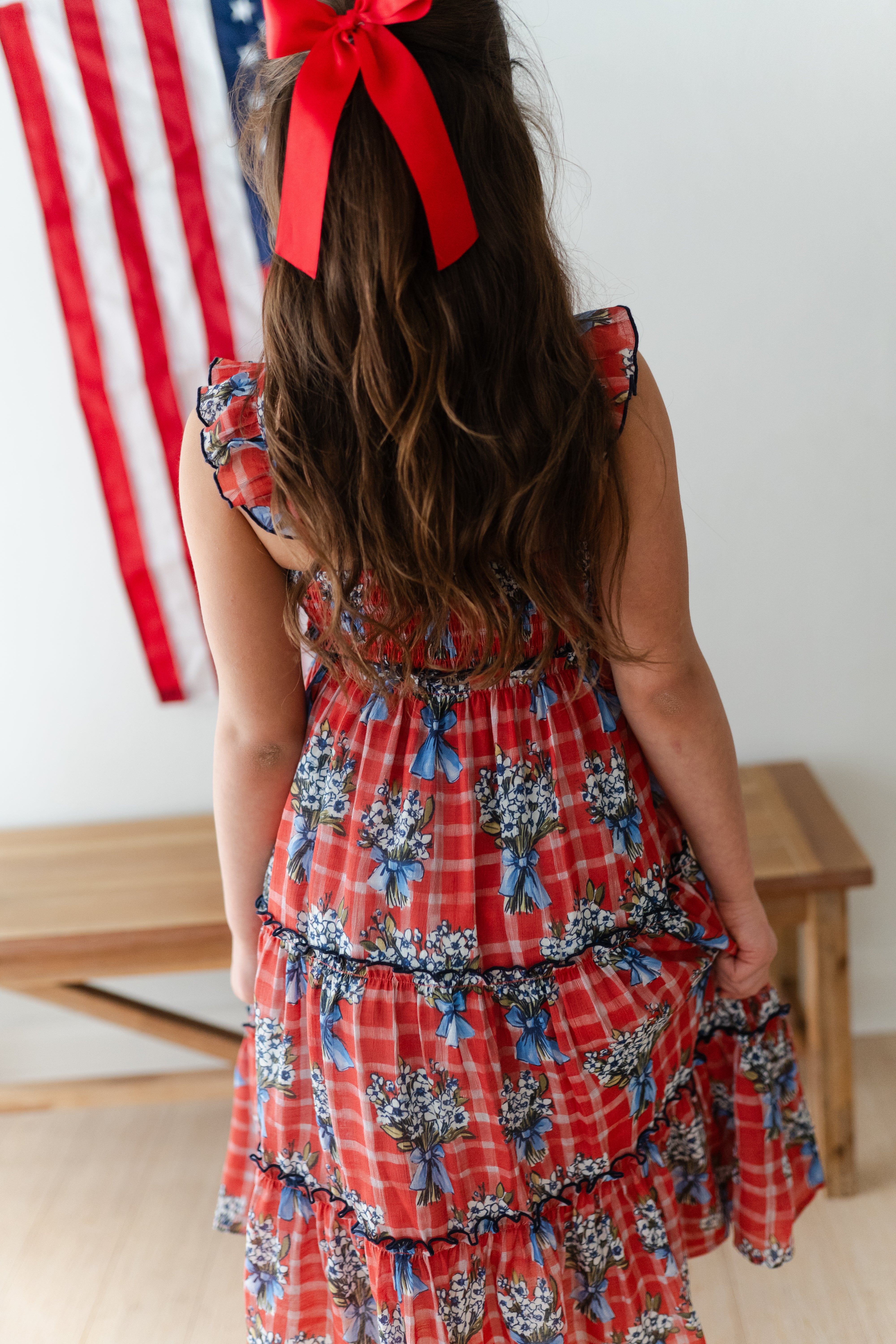 Fiona Maxi Dress - Patriotic Picnic (Pre-Order)