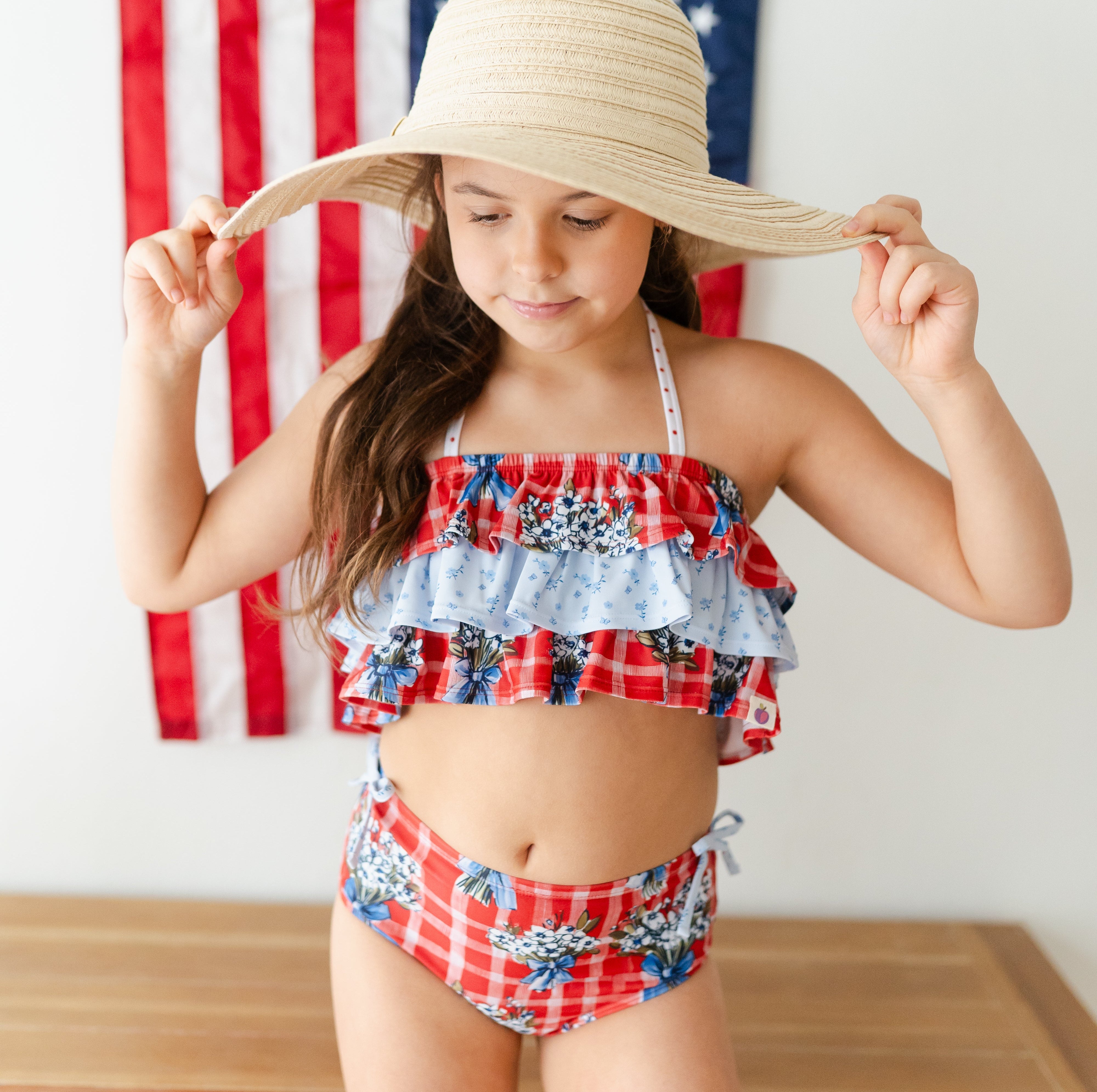 Ruffle Swimsuit - Patriotic Picnic (Pre-Order)
