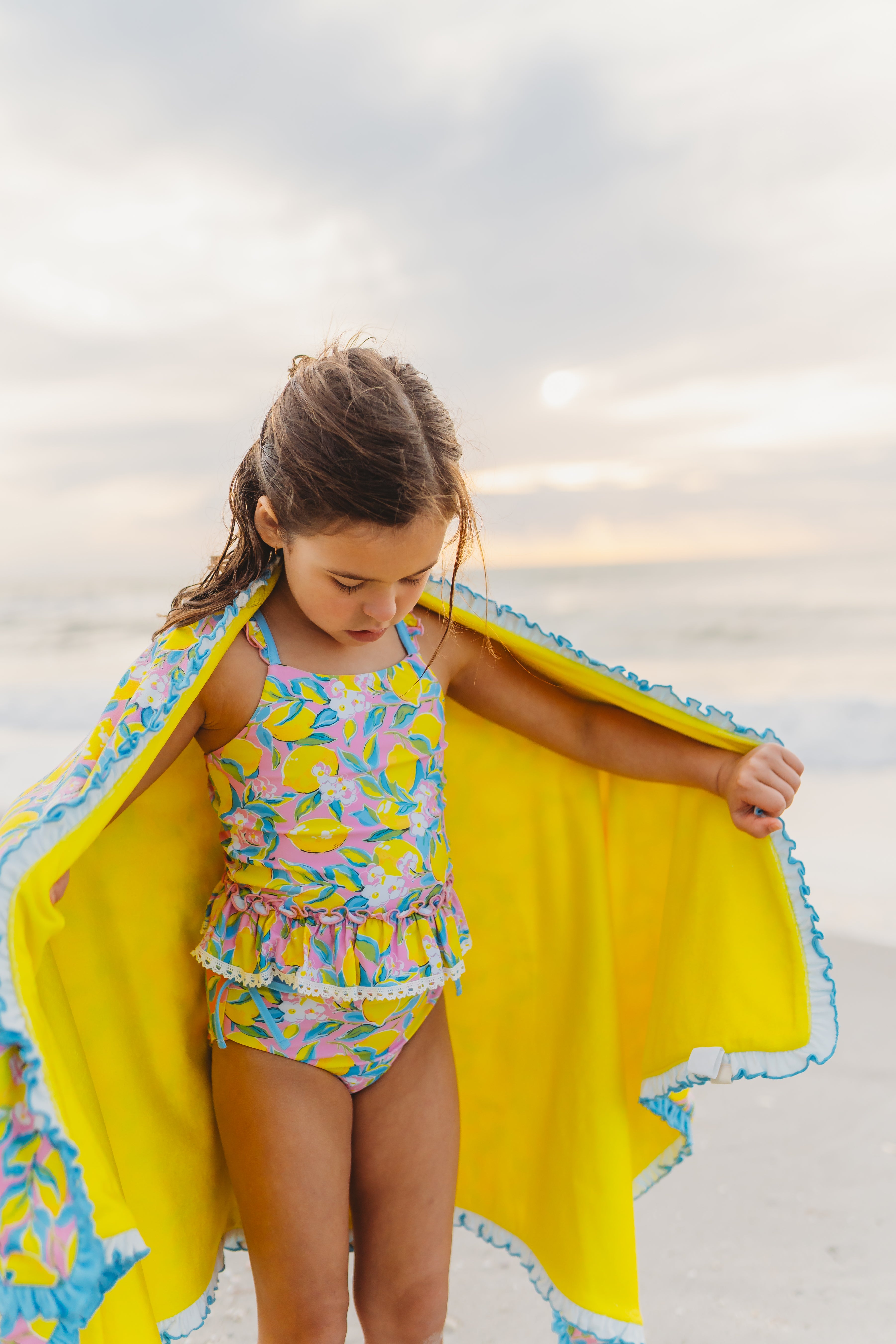Selah Tankini Swimsuit - Lemon Twist