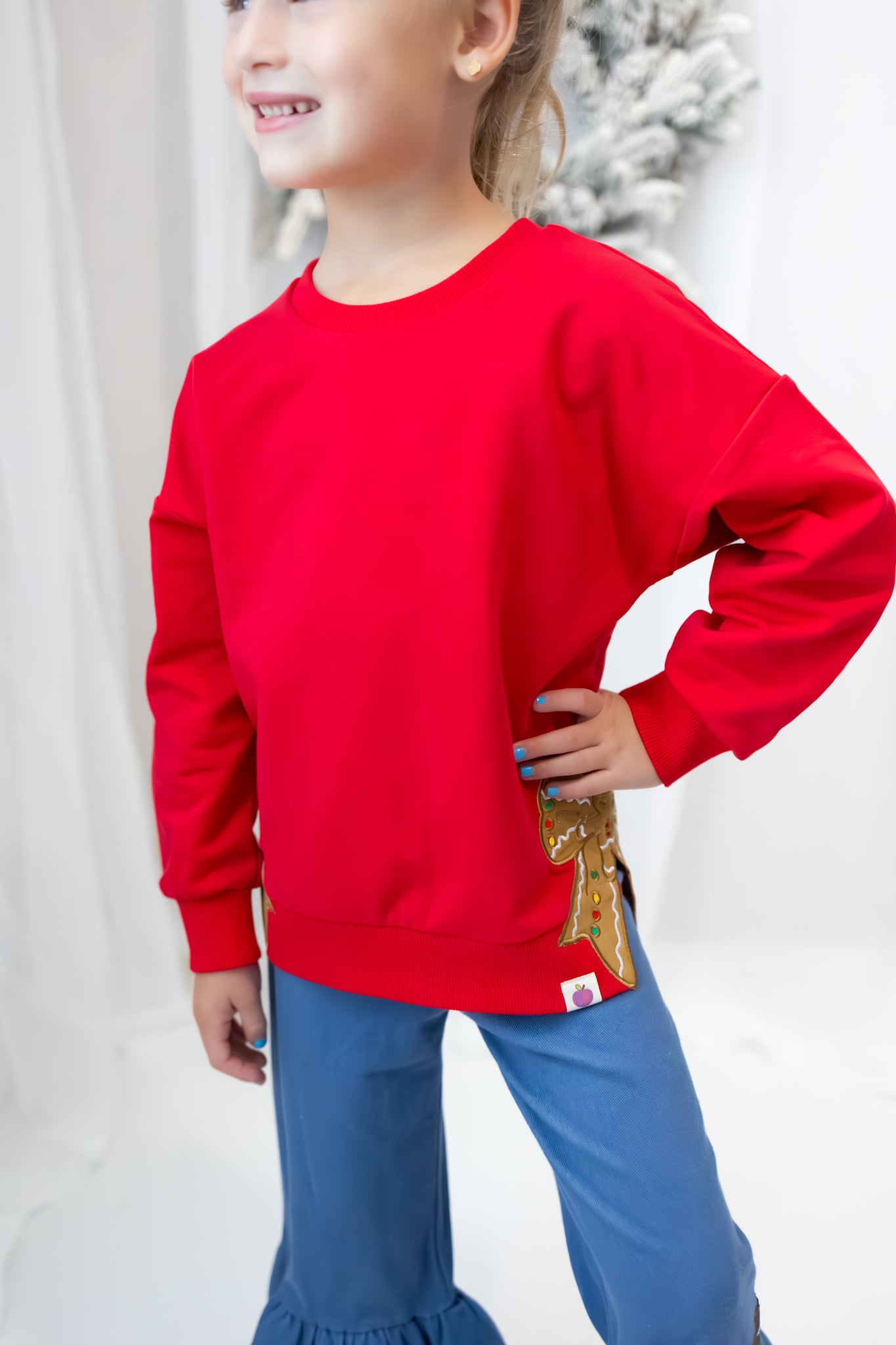 Applique Sweater - Gingerbread Magic (Pre-Order)