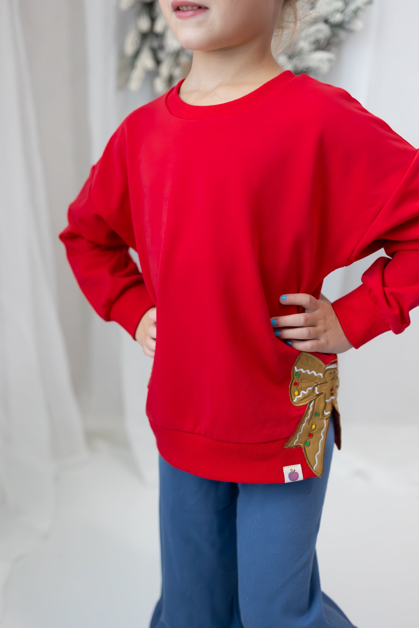 Applique Sweater - Gingerbread Magic (Pre-Order)