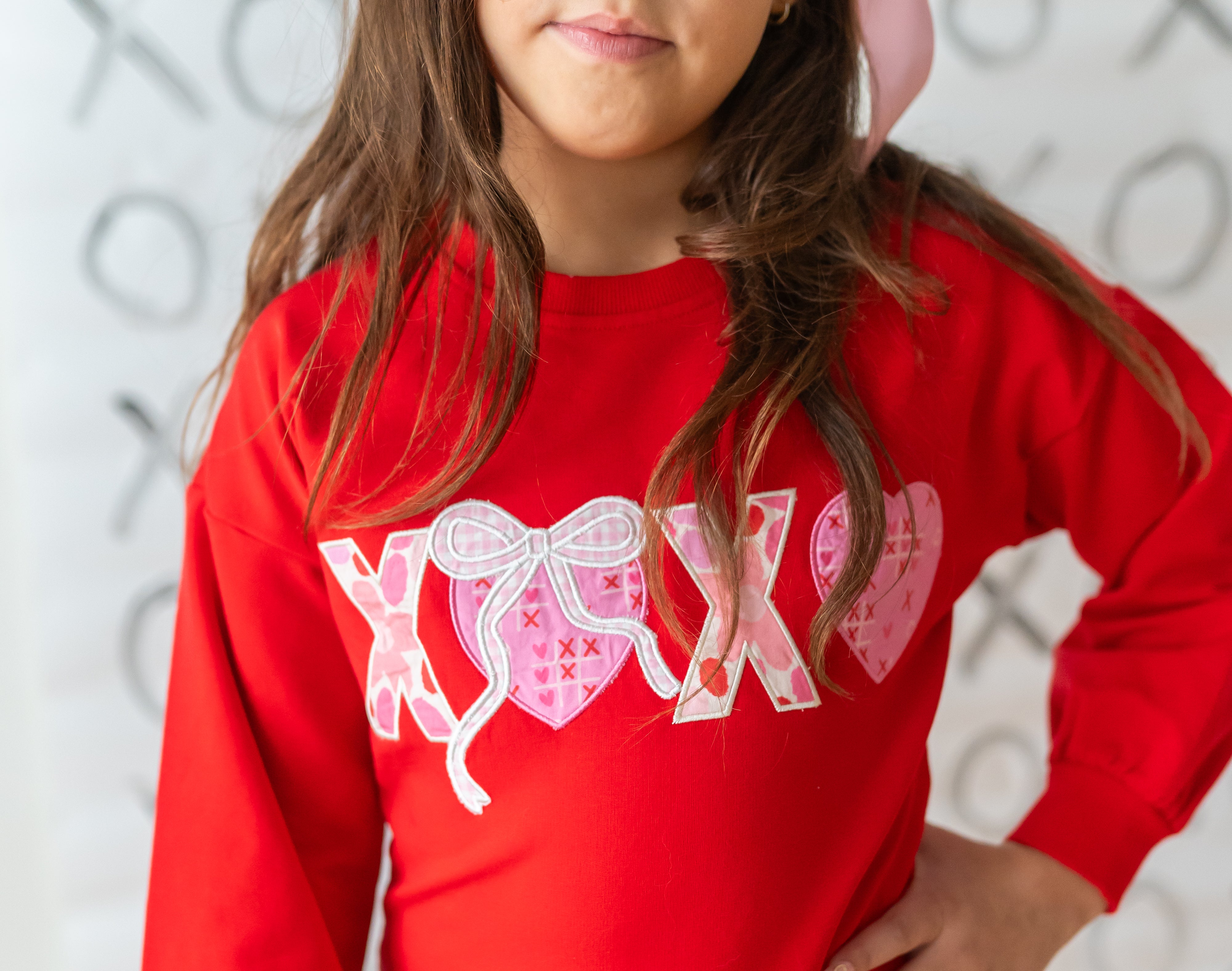 Applique Sweater - XOXO