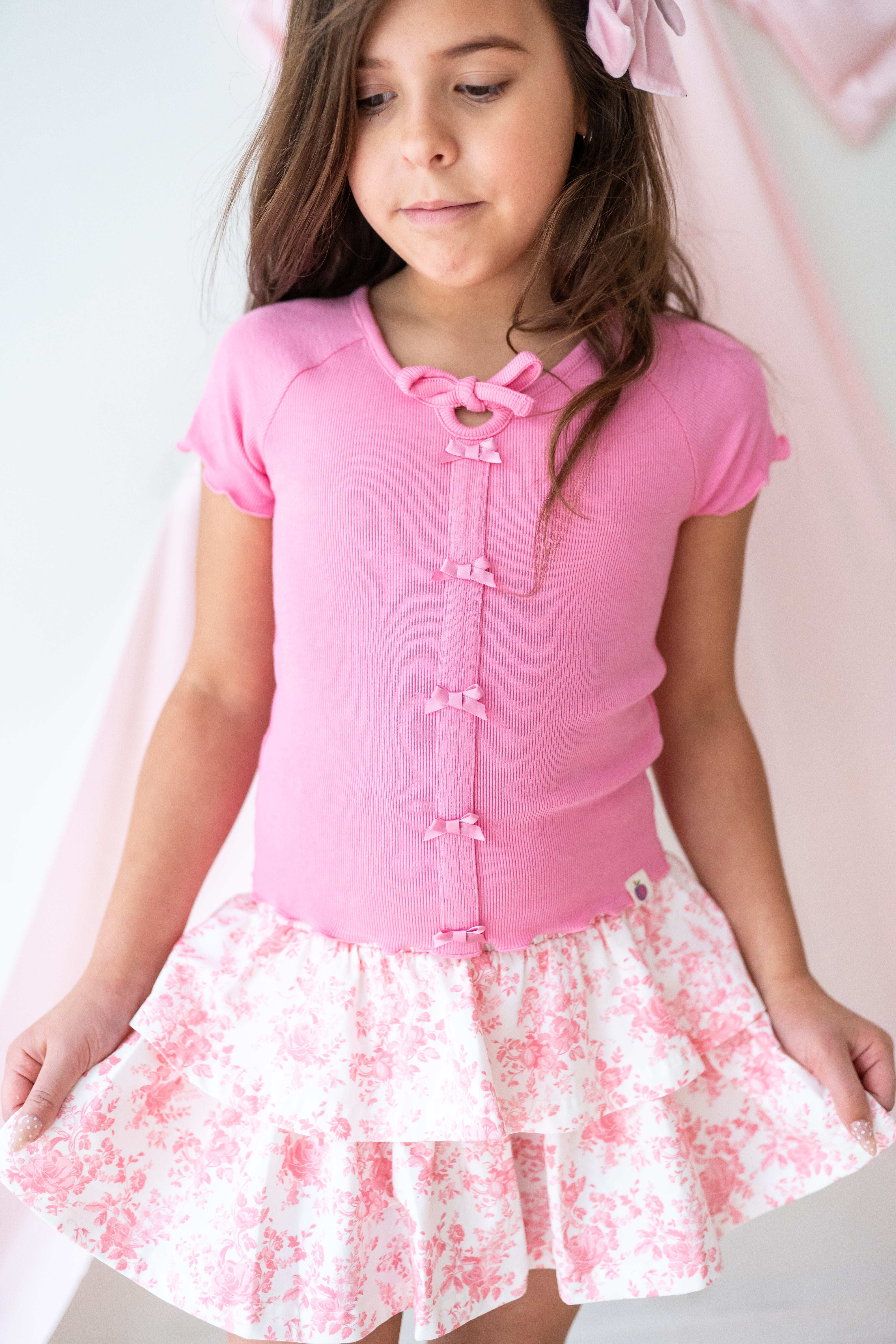 Bow Top - Toile de Rose (Pre-Order)