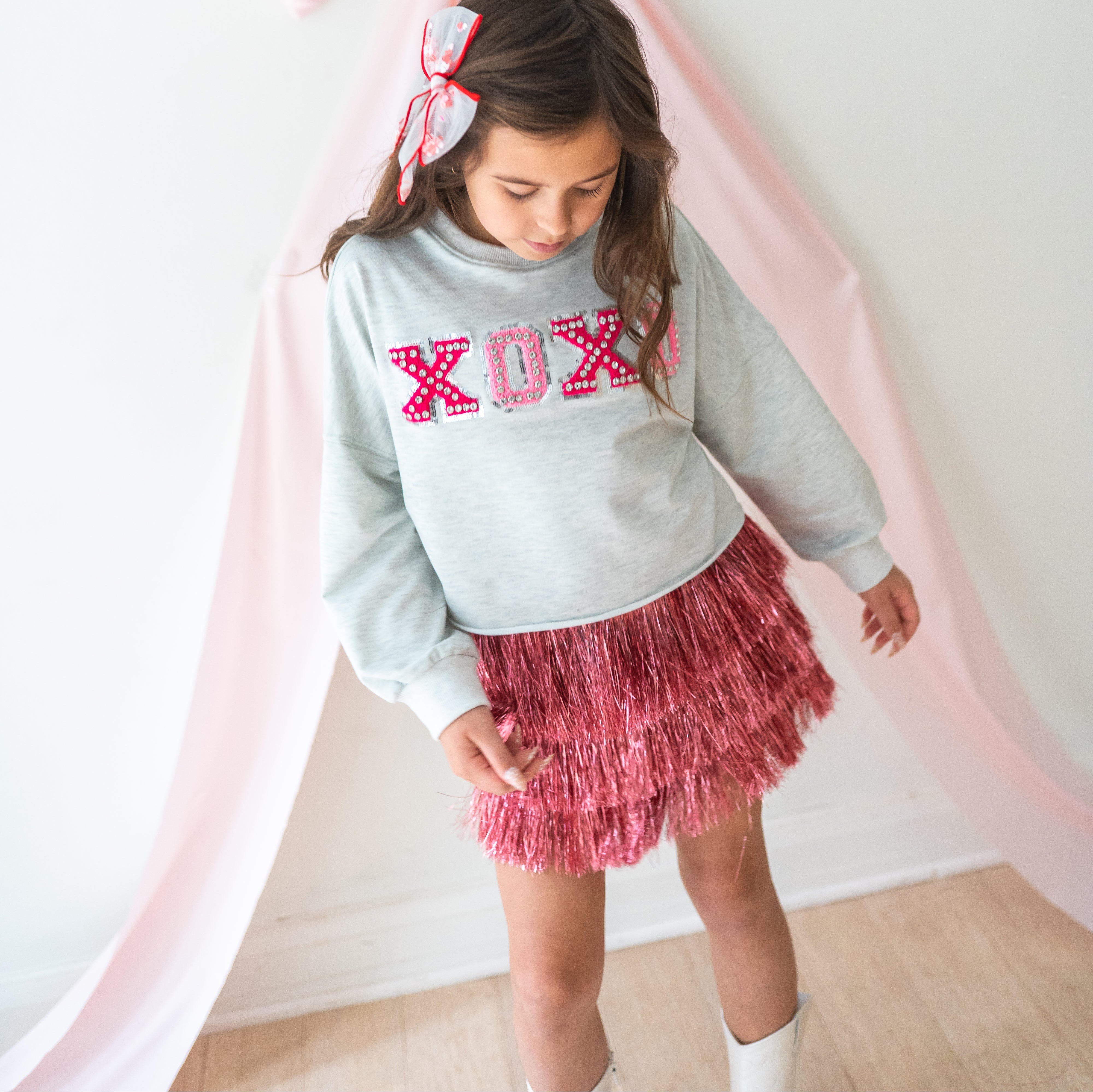 Sweater - Jeweled Xoxo