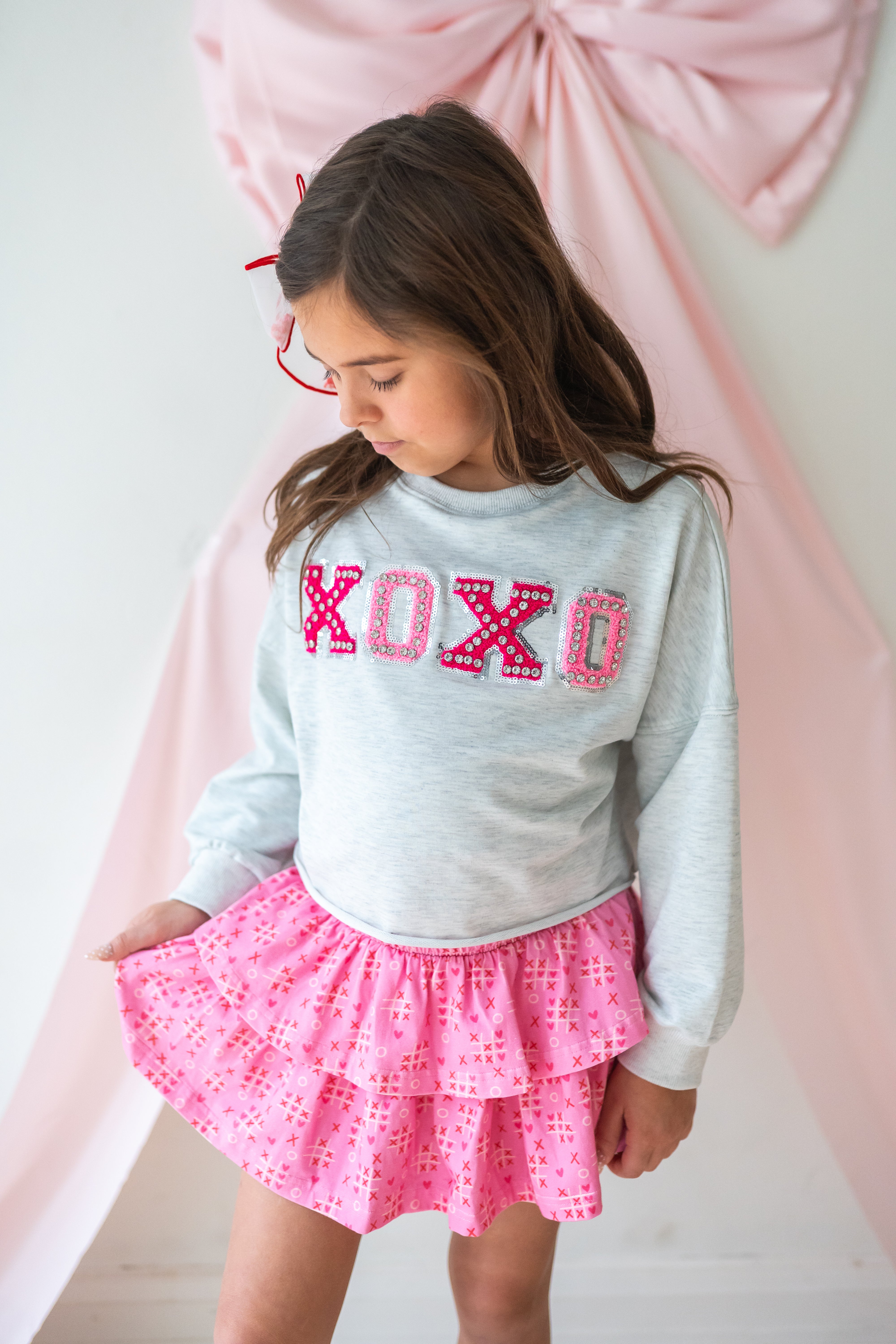Sweater - Jeweled Xoxo