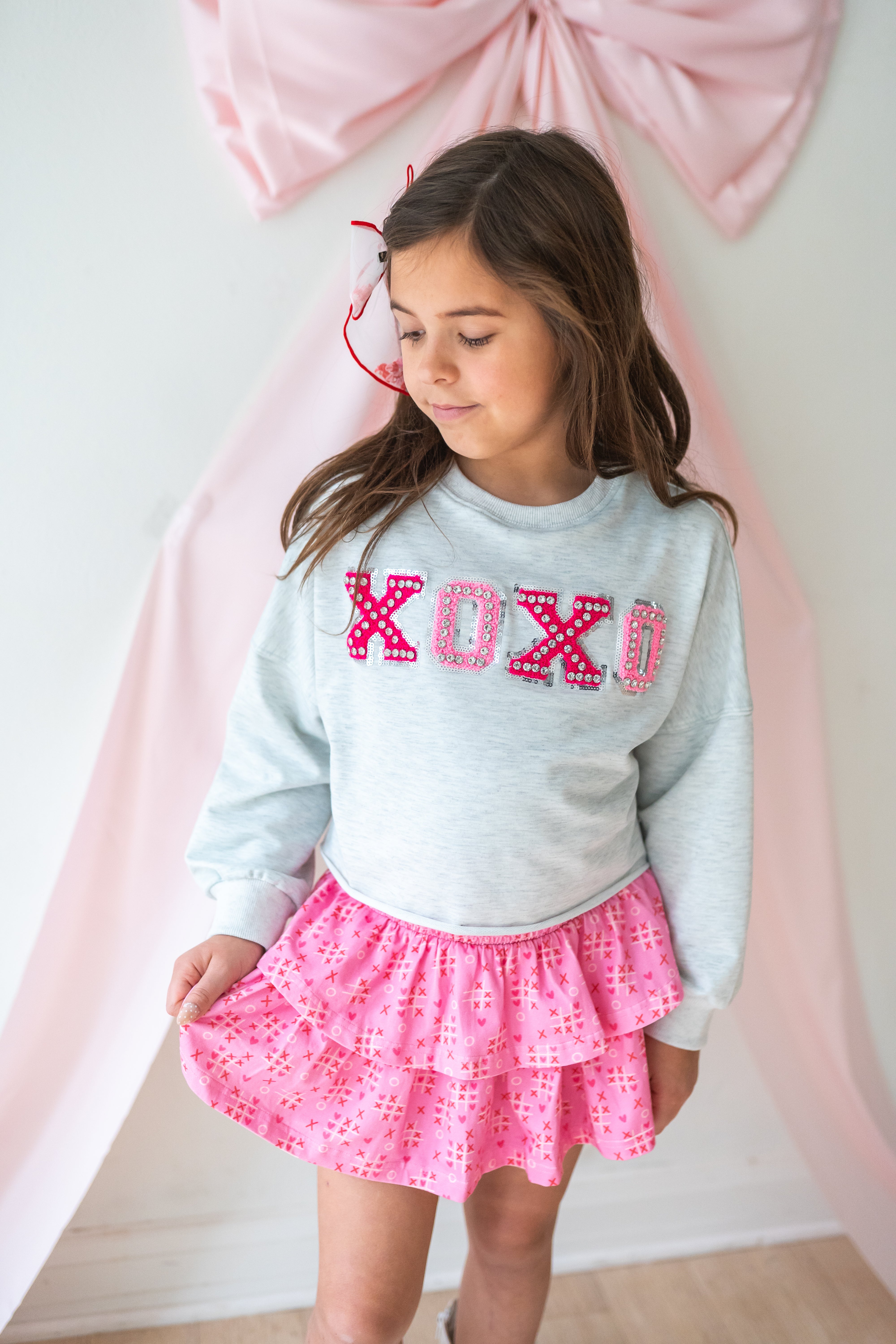 Sweater - Jeweled Xoxo