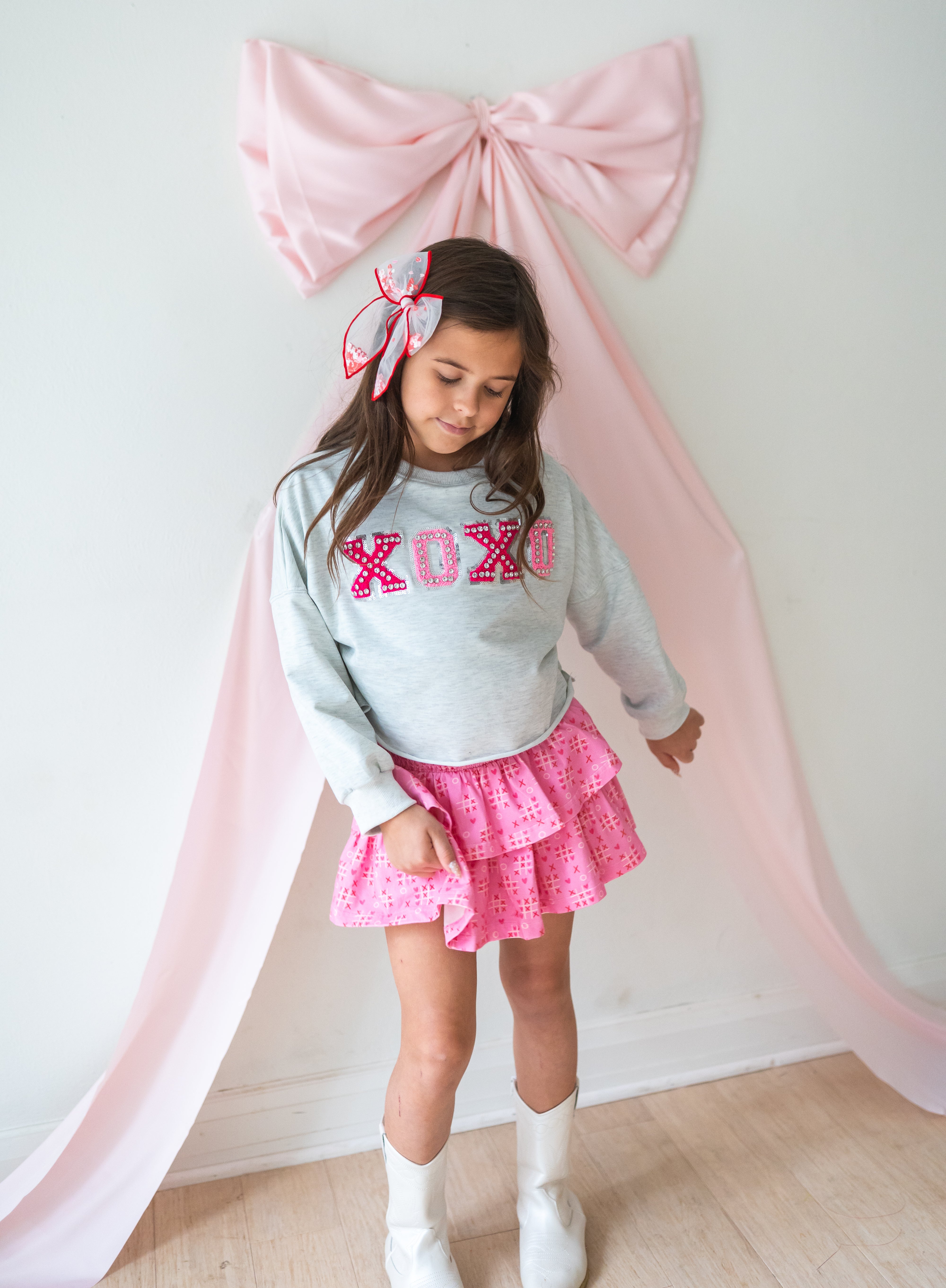 Sweater - Jeweled Xoxo