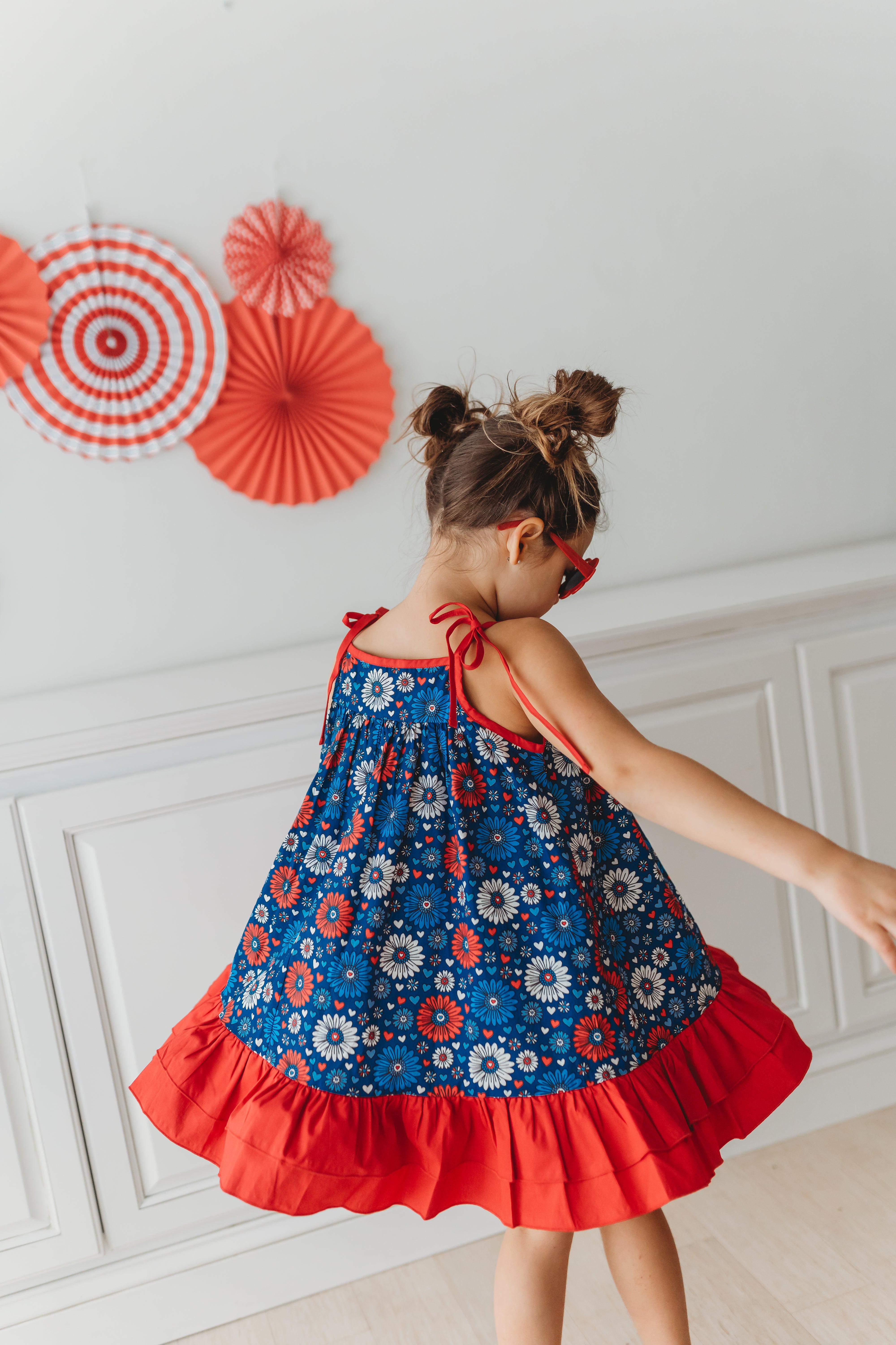 Stella Dress - Star Spangled Blossom