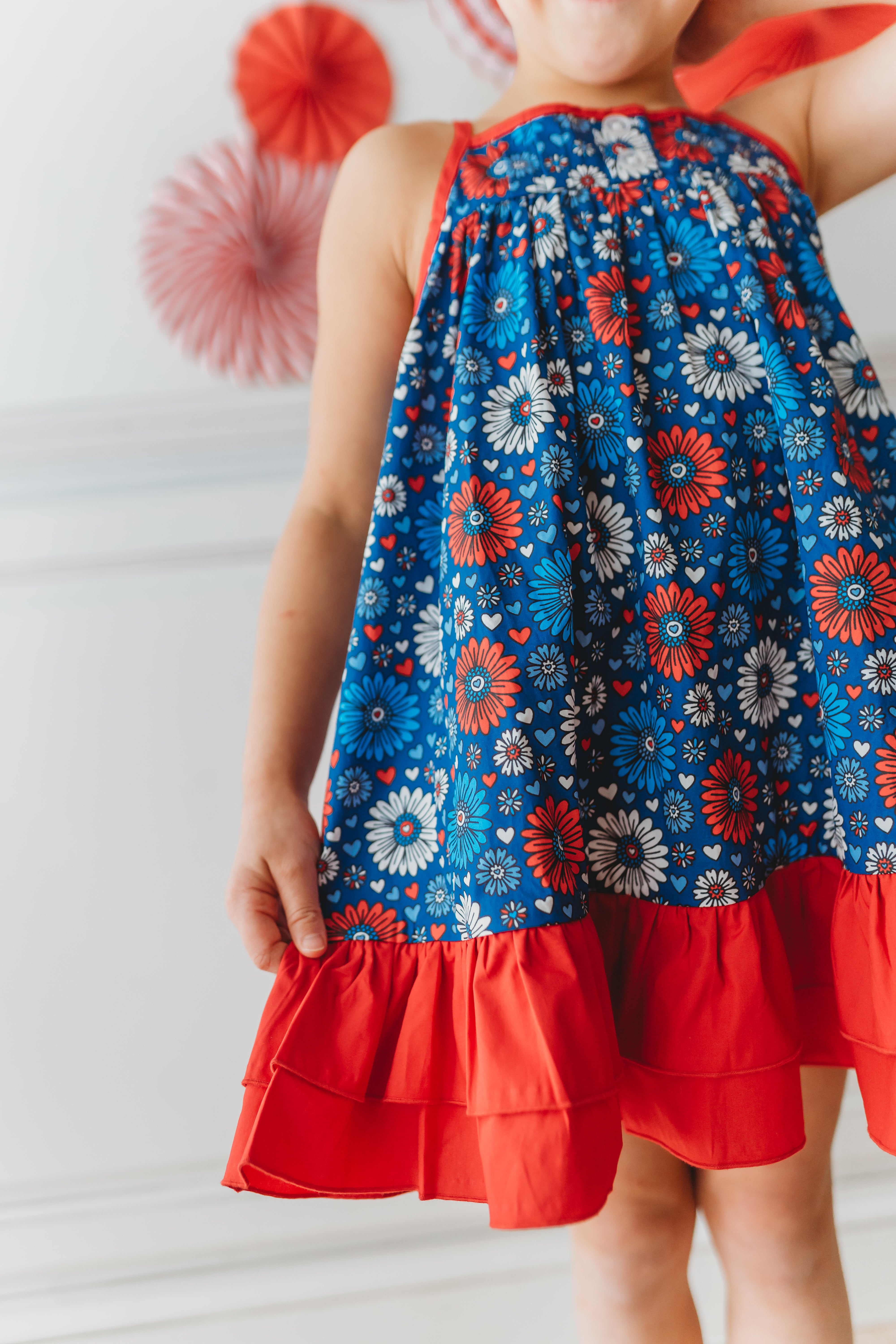 Stella Dress - Star Spangled Blossom