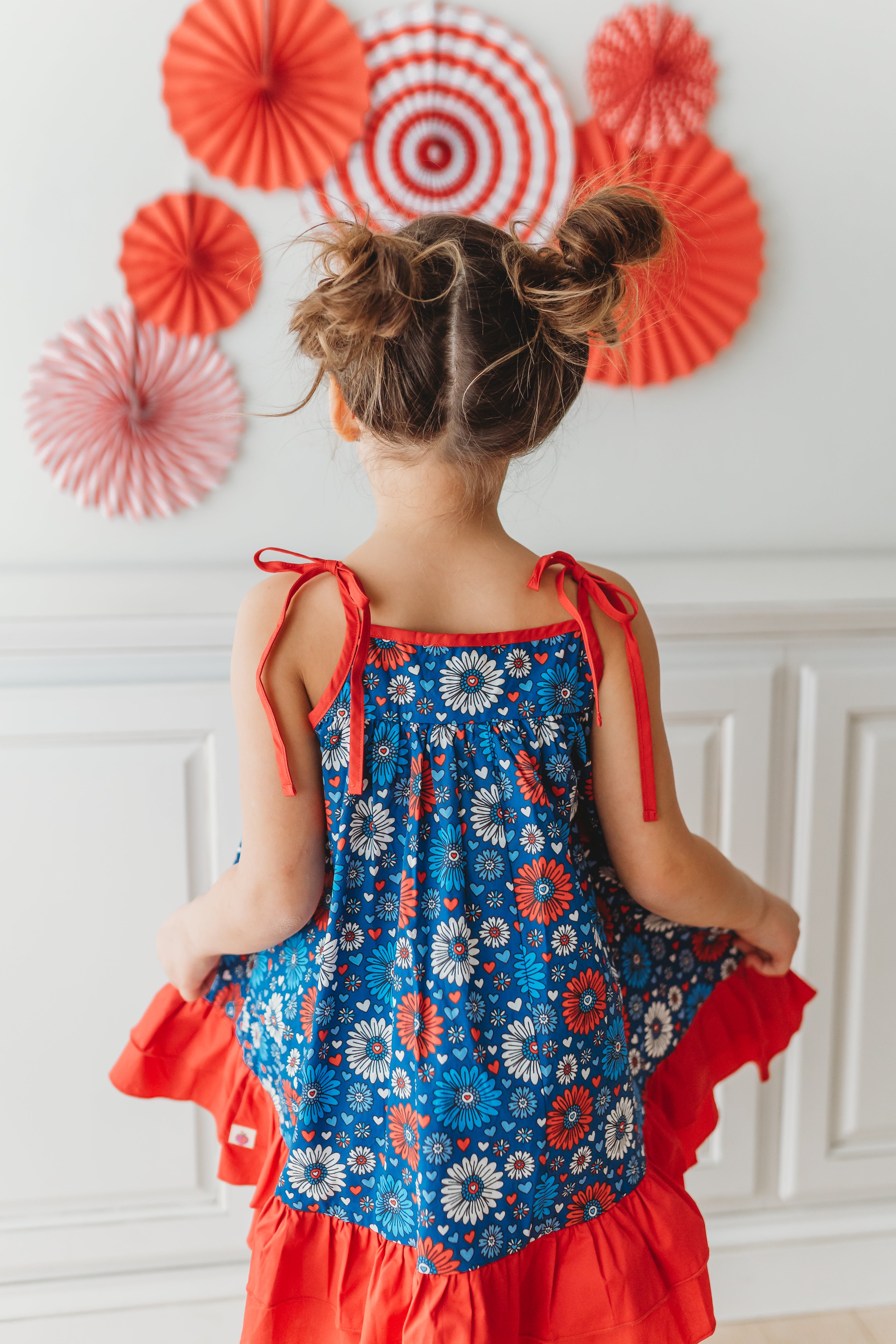 Stella Dress - Star Spangled Blossom