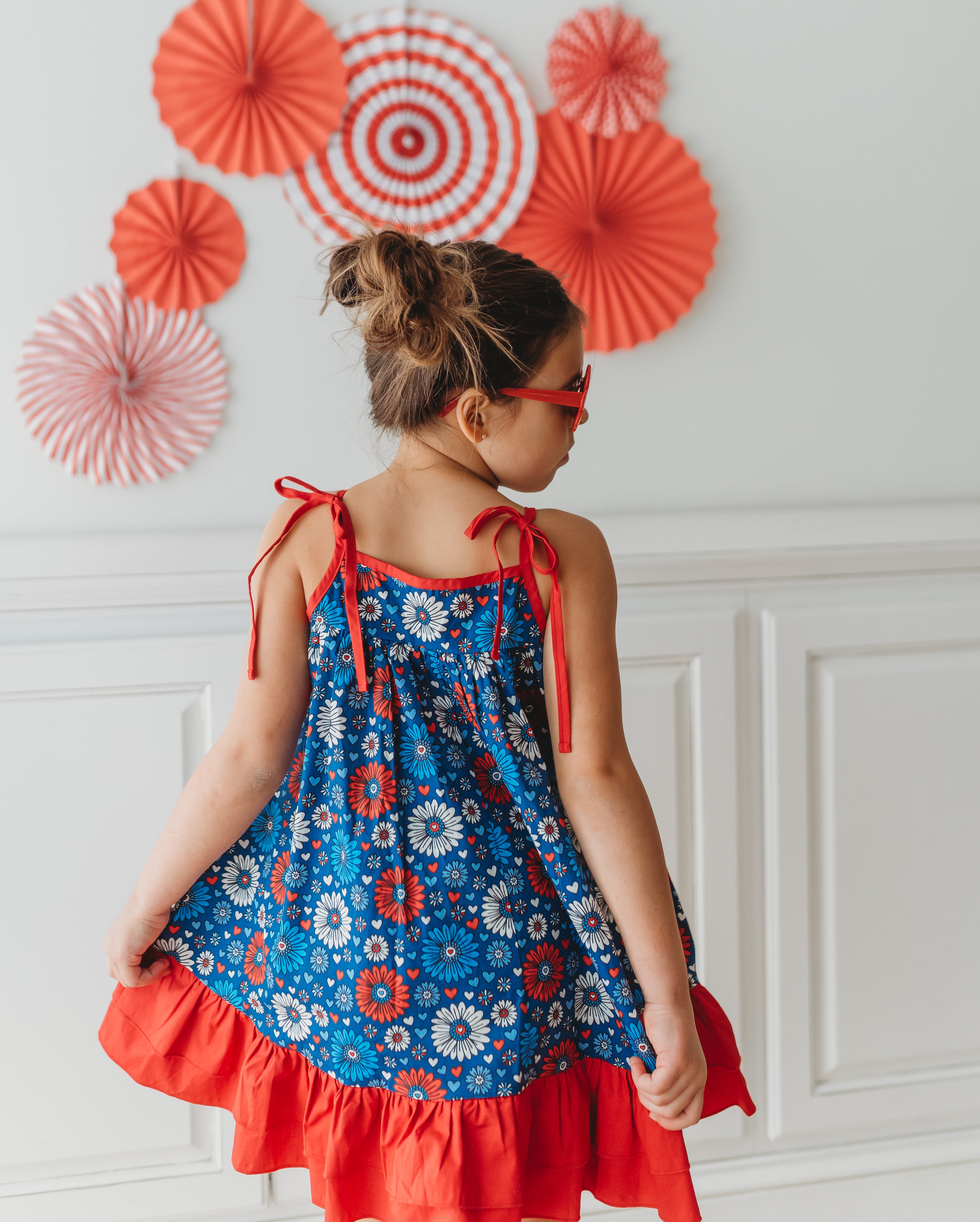 Stella Dress - Star Spangled Blossom (Pre-Order)