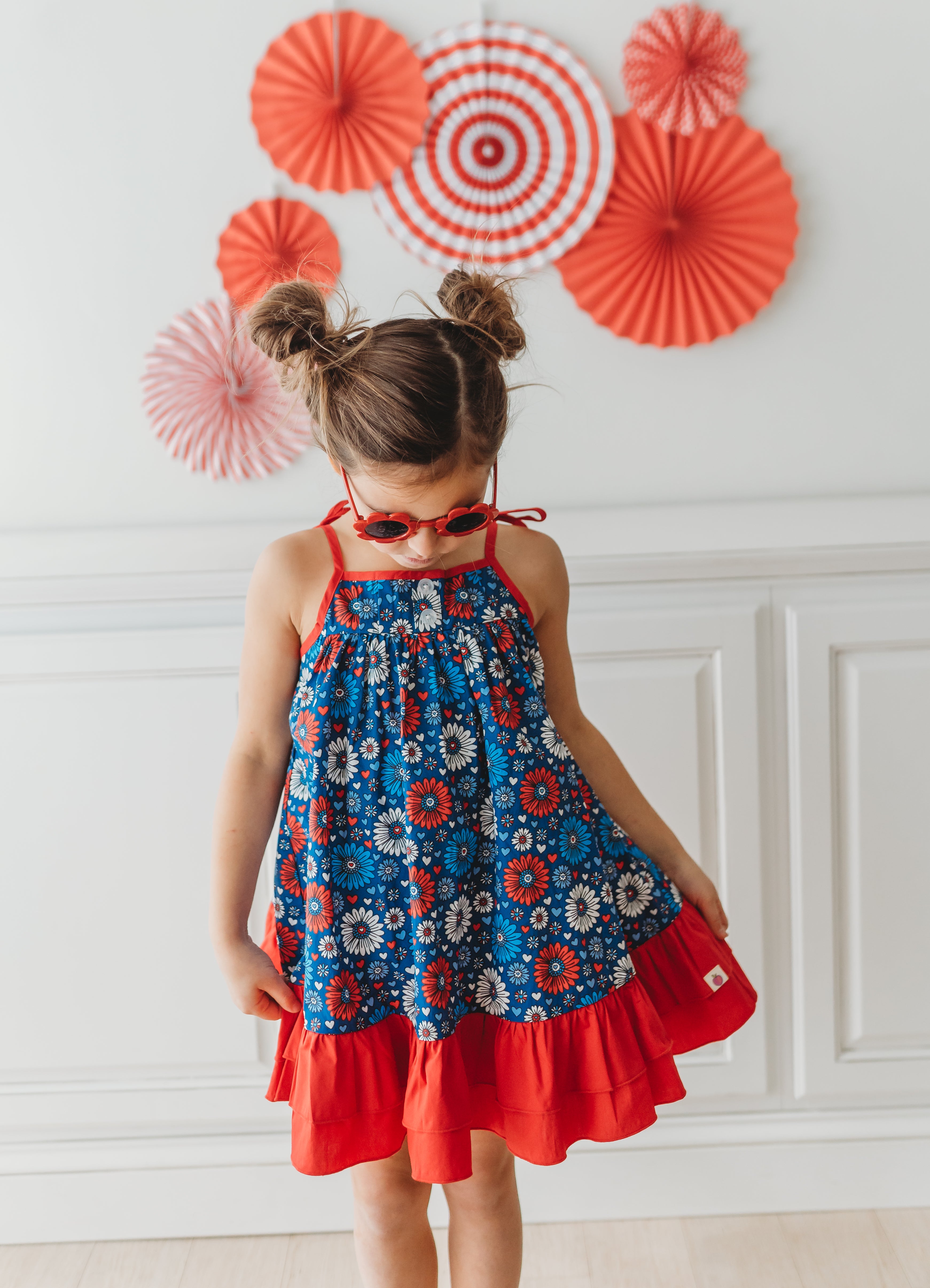 Stella Dress - Star Spangled Blossom (Pre-Order)