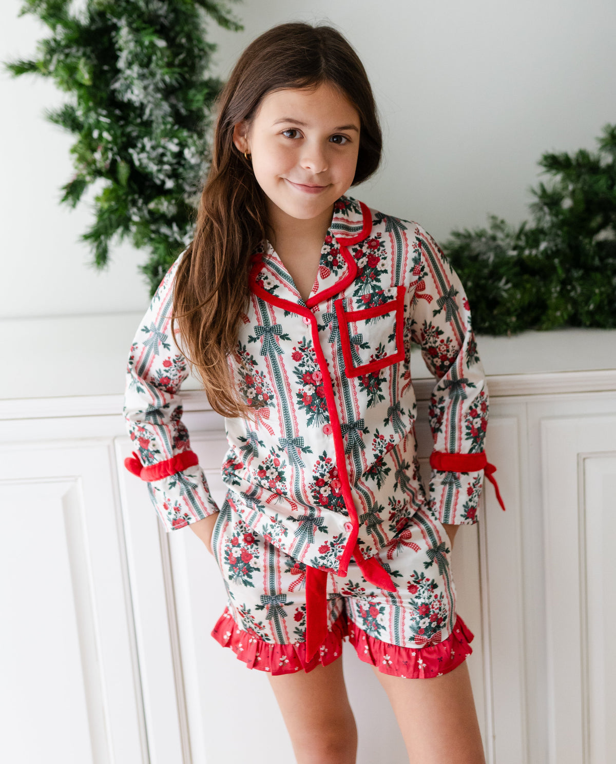 Satin Loungewear Set - Christmas Keepsake (Pre-Order ships mid November)