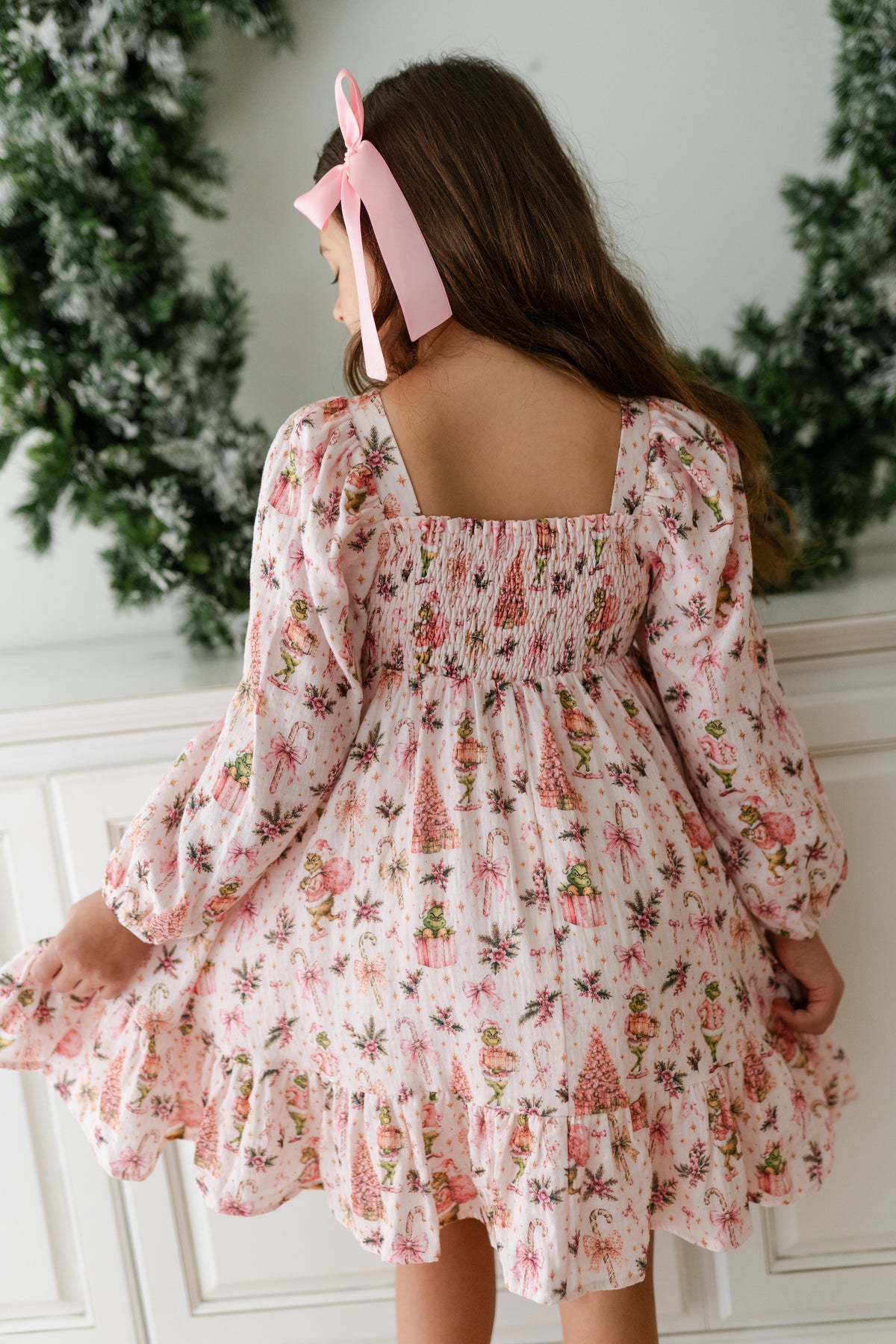 Puff Sleeve Gauze Dress - Merry Mischief (Pre-Order ships end of October)