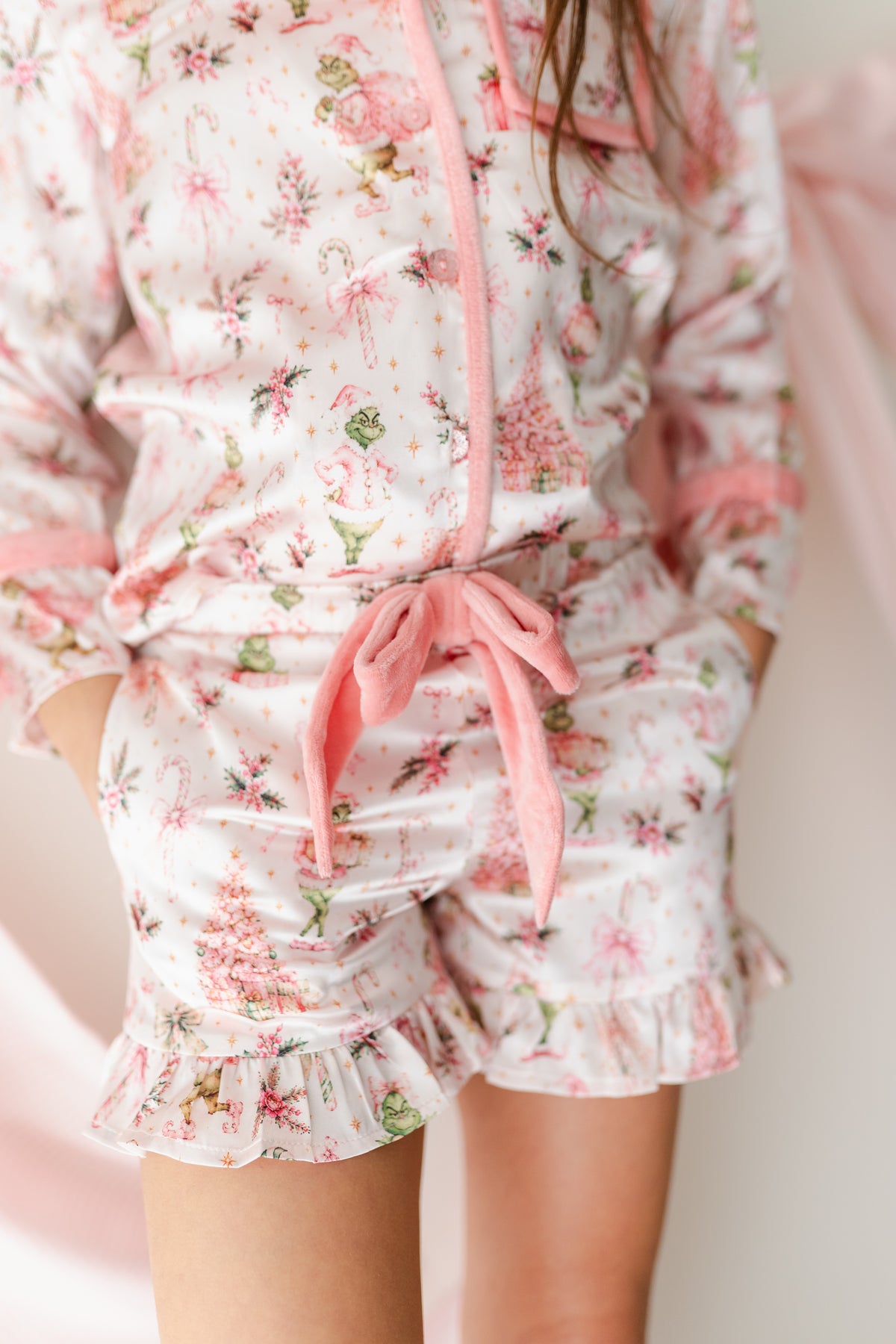 Satin Loungewear Set - Merry Mischief (Pre-Order ships early November)