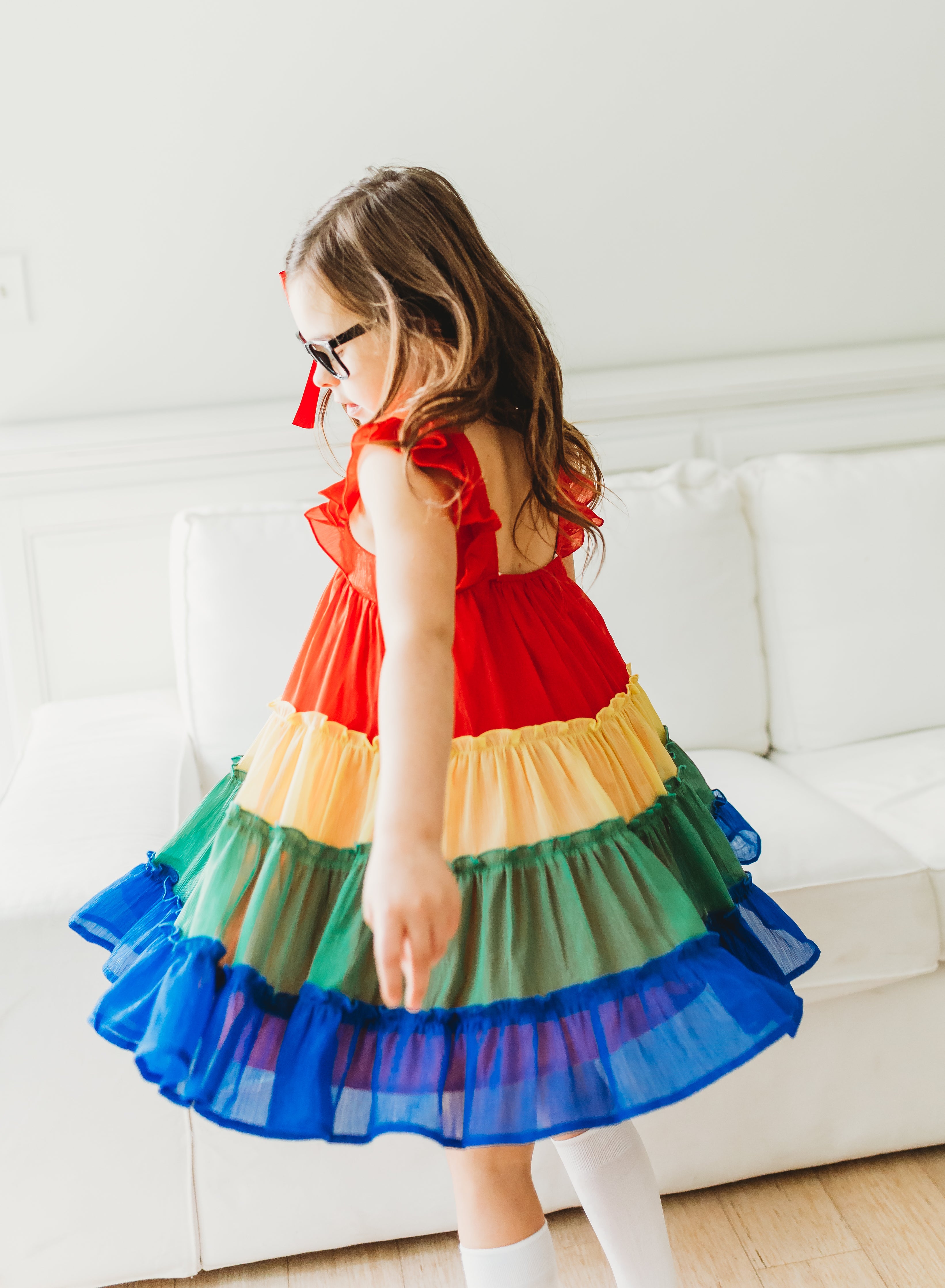 Brielle Shimmer Dress - Crayon Craze