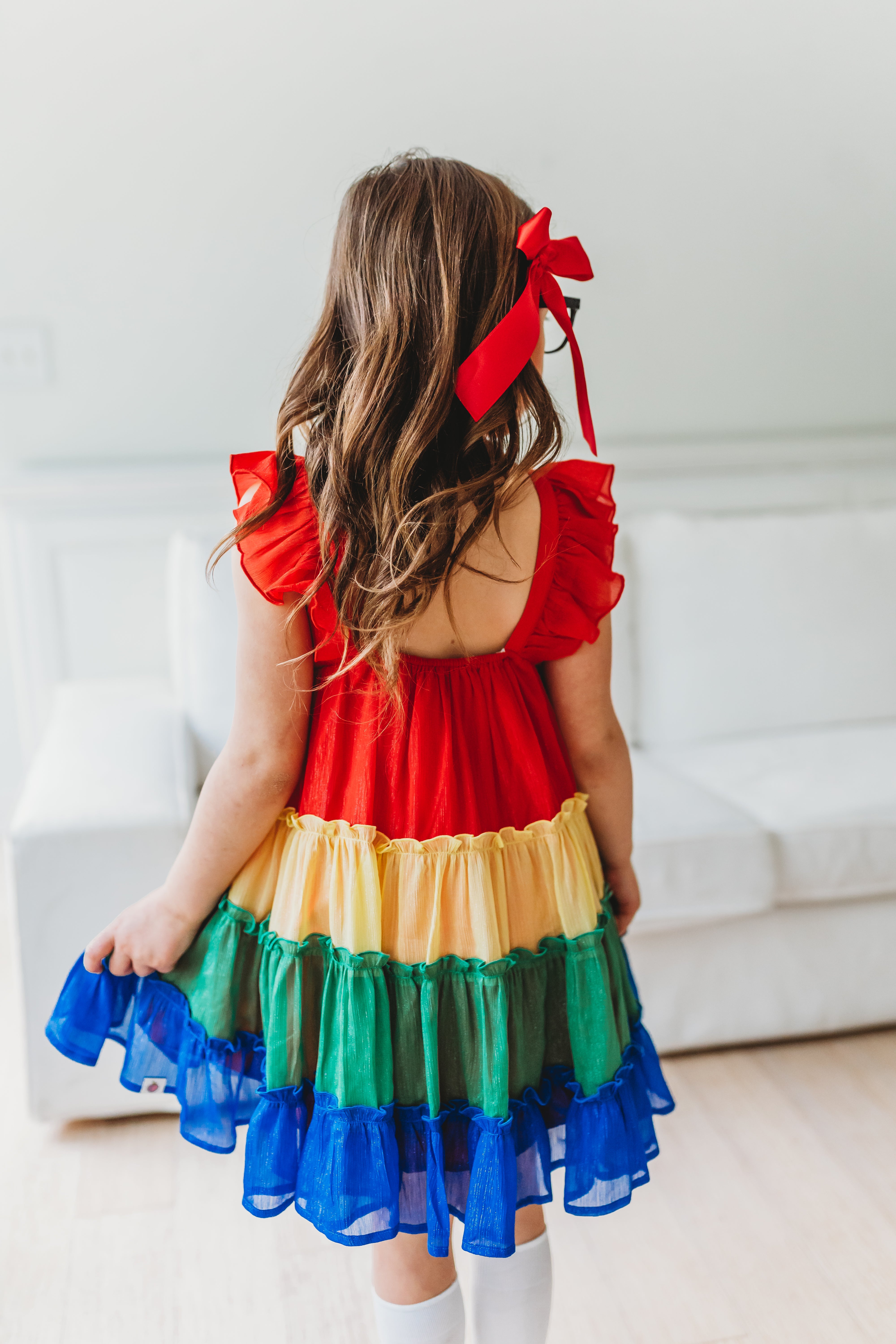 Brielle Shimmer Dress - Crayon Craze