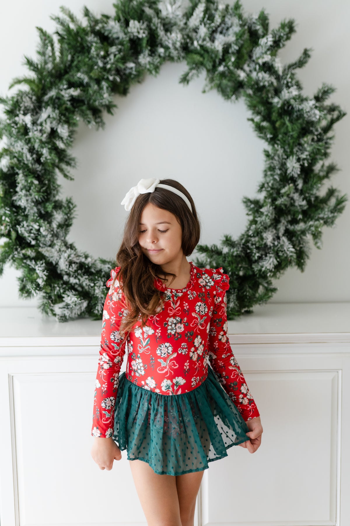 Leotard - Merry Magnolia (Pre-Order ships end of October)