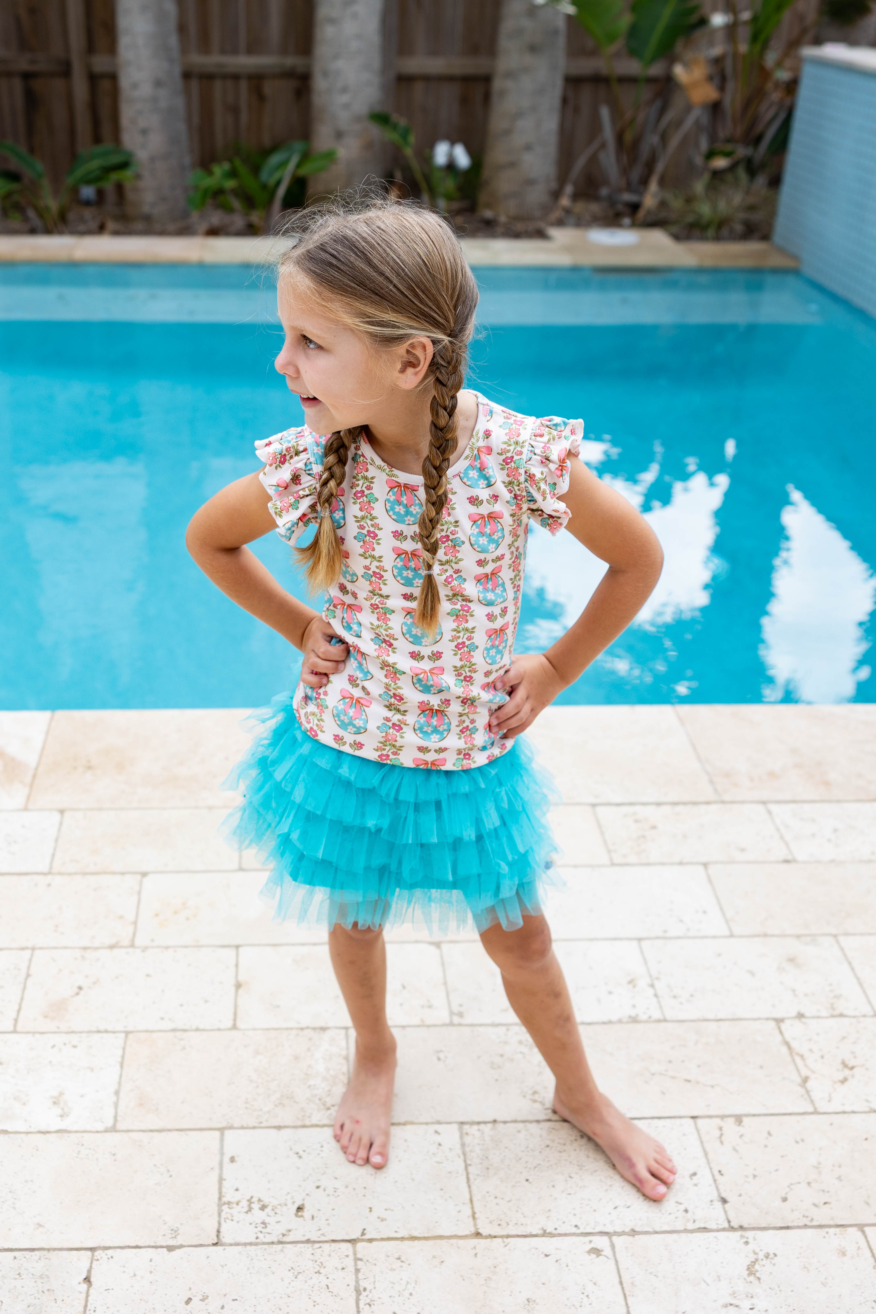 Ribbed Ruffle Top - The Egg Hunt Edit