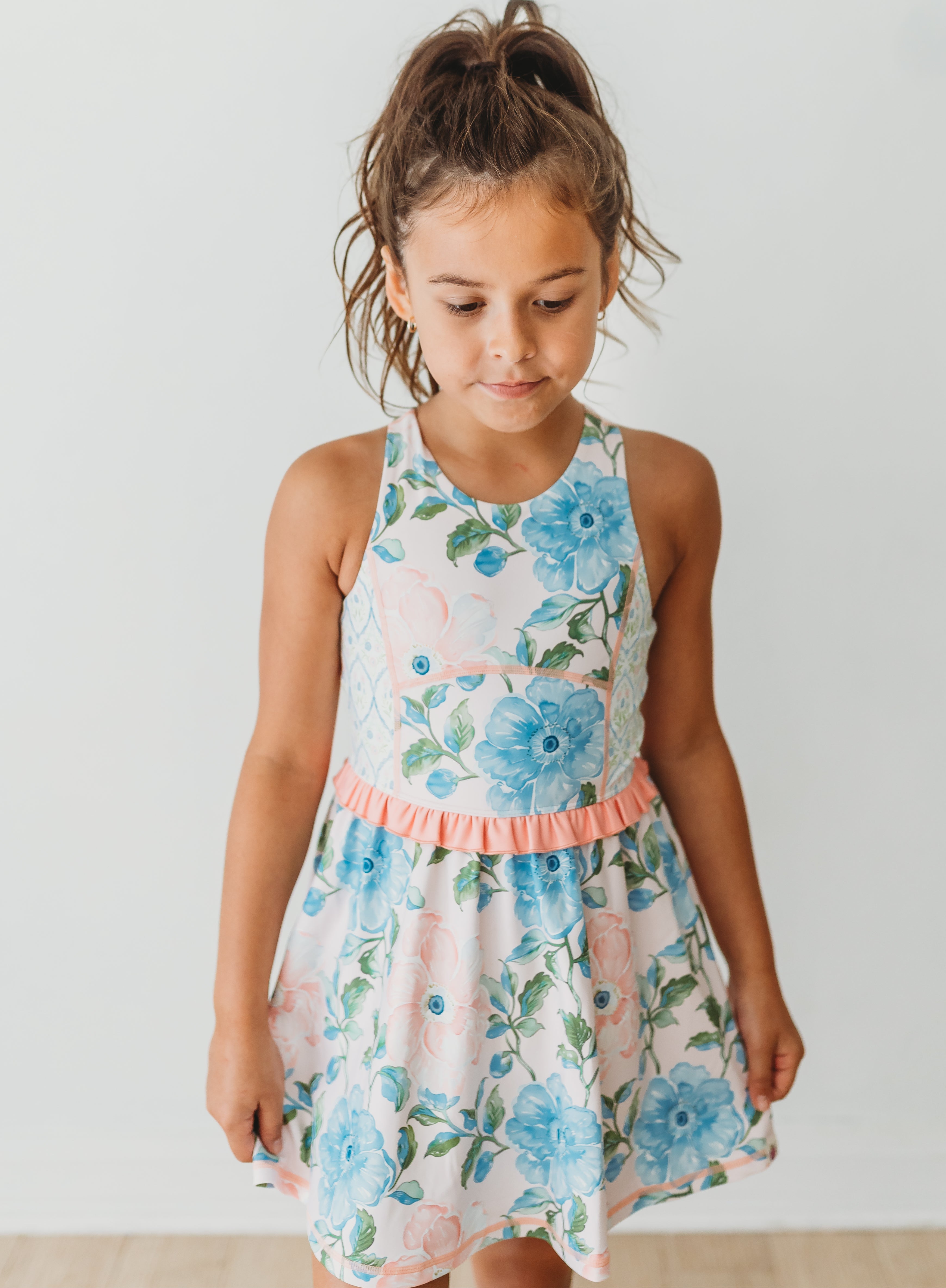 Athletic Dress - Blush & Bloom (Blue) (Pre-Order)