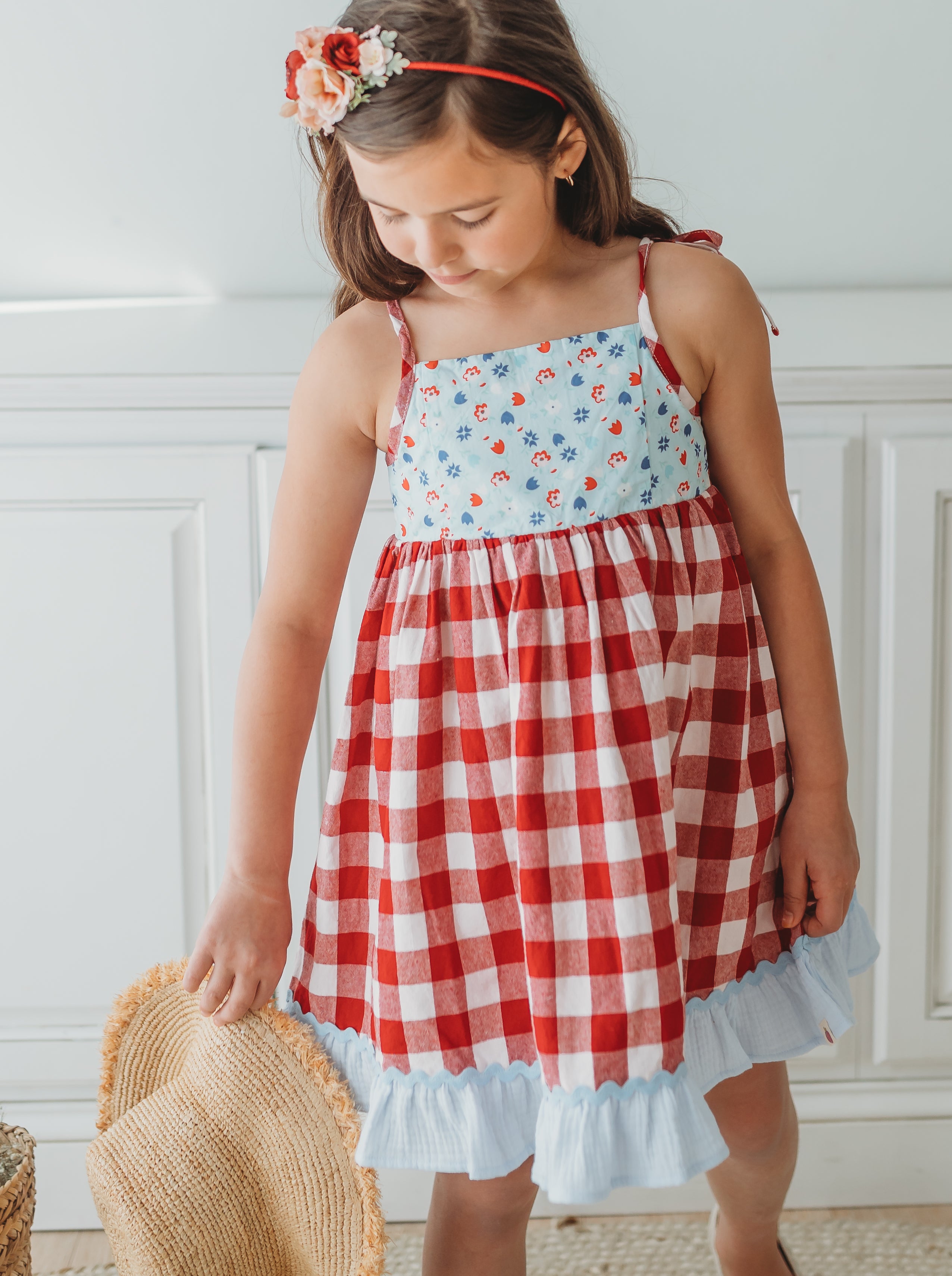Elara Dress - Gingham & Glory