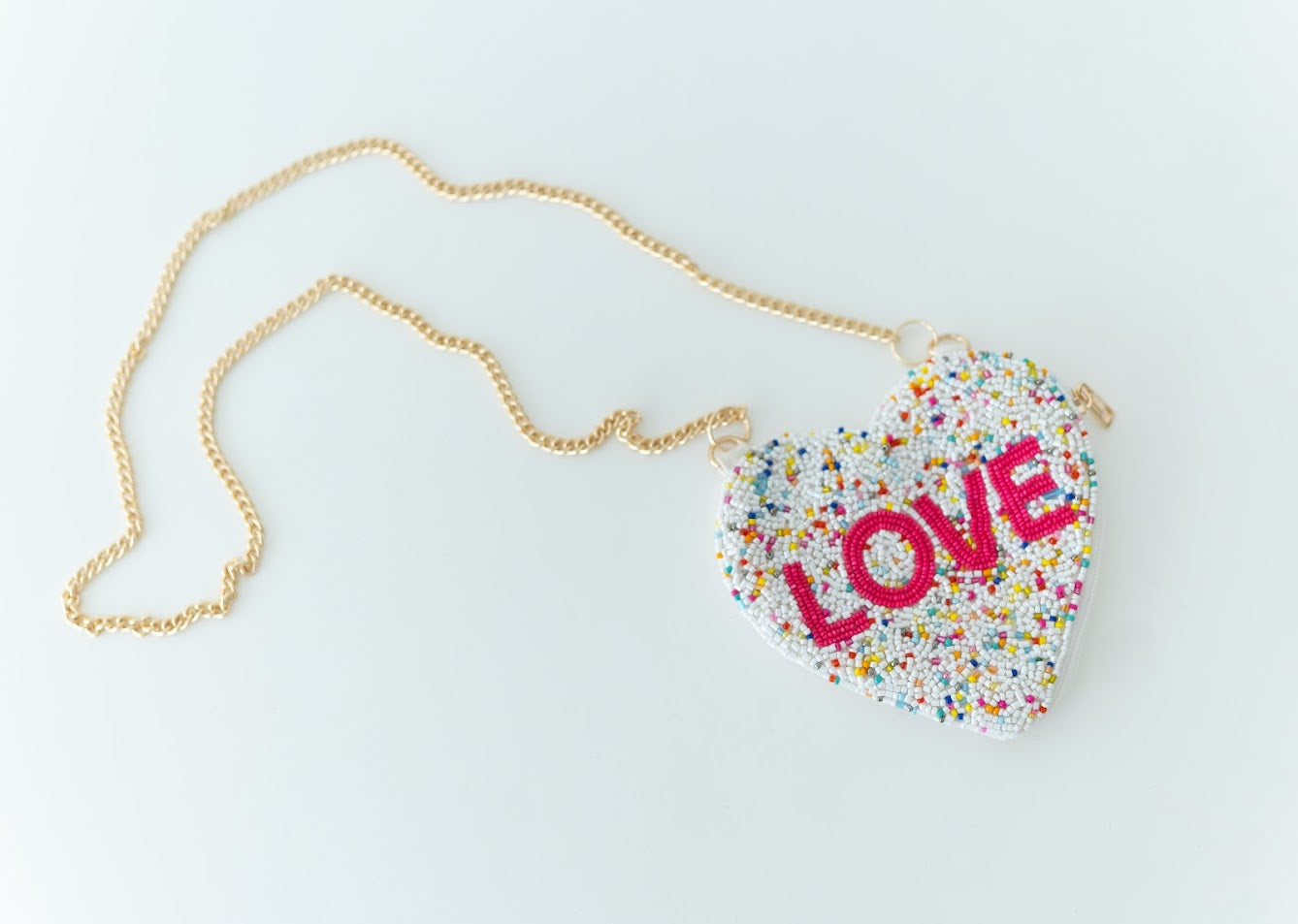 Beaded Tote Purse - Sprinkled with Love