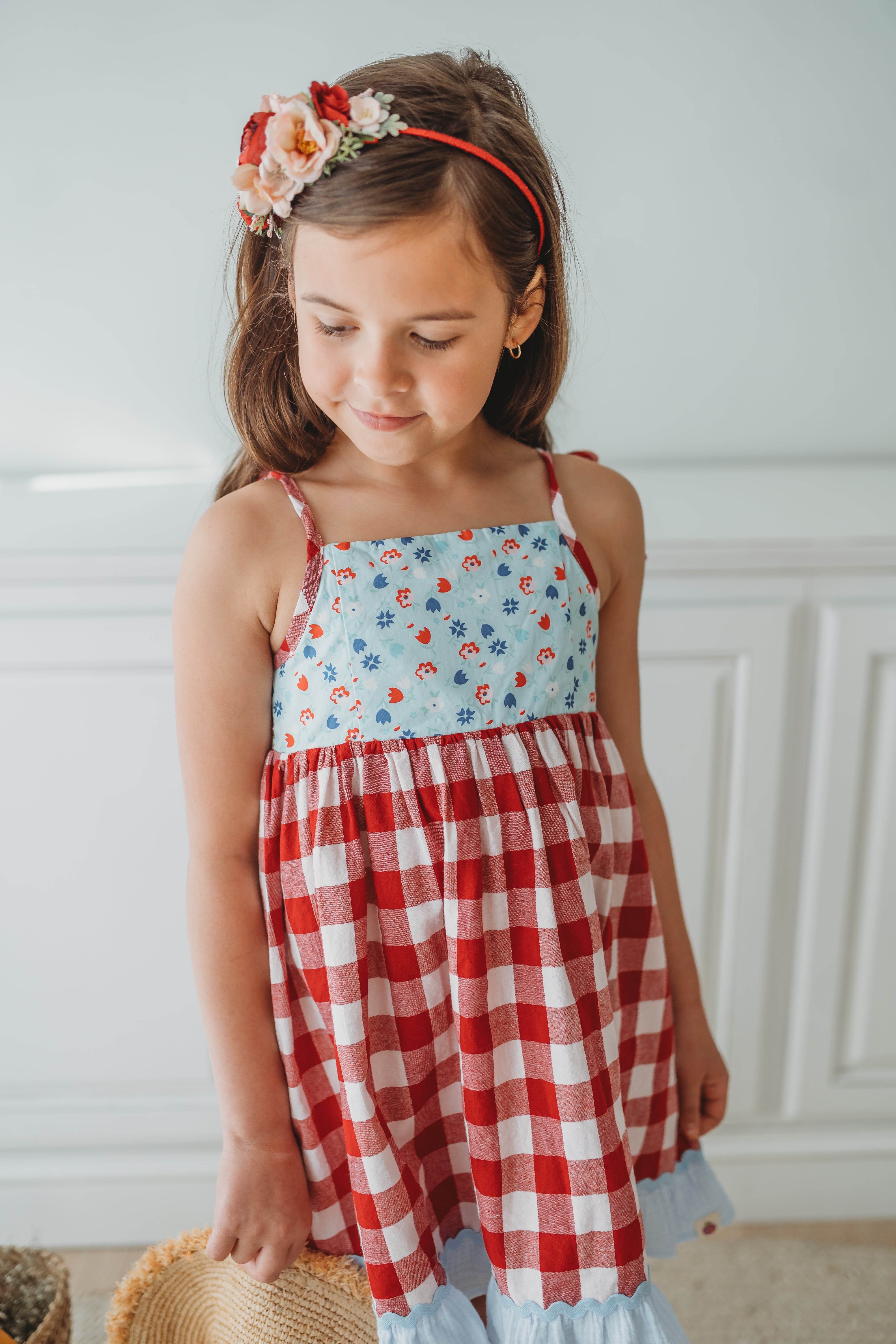 Elara Dress - Gingham & Glory