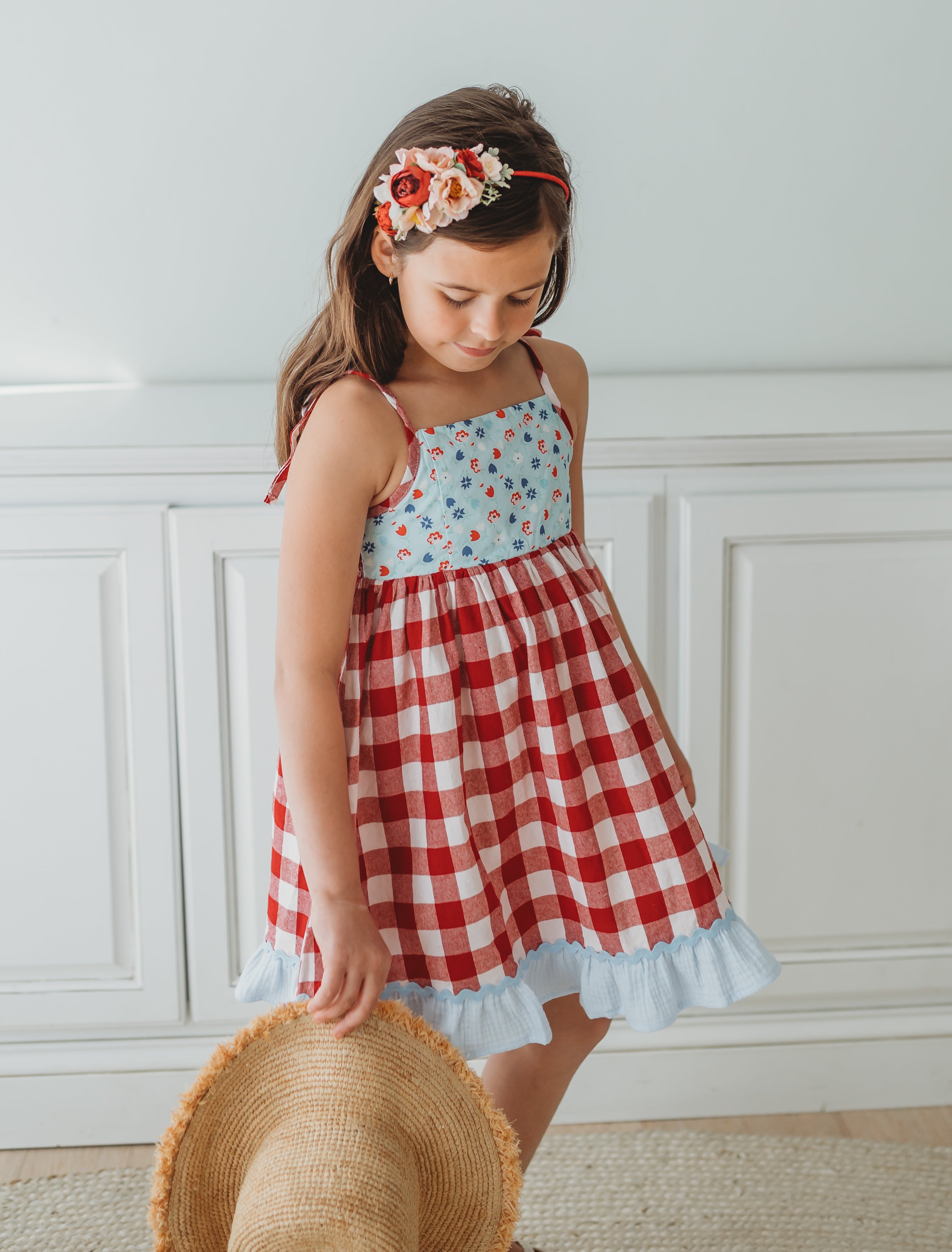 Elara Dress - Gingham & Glory