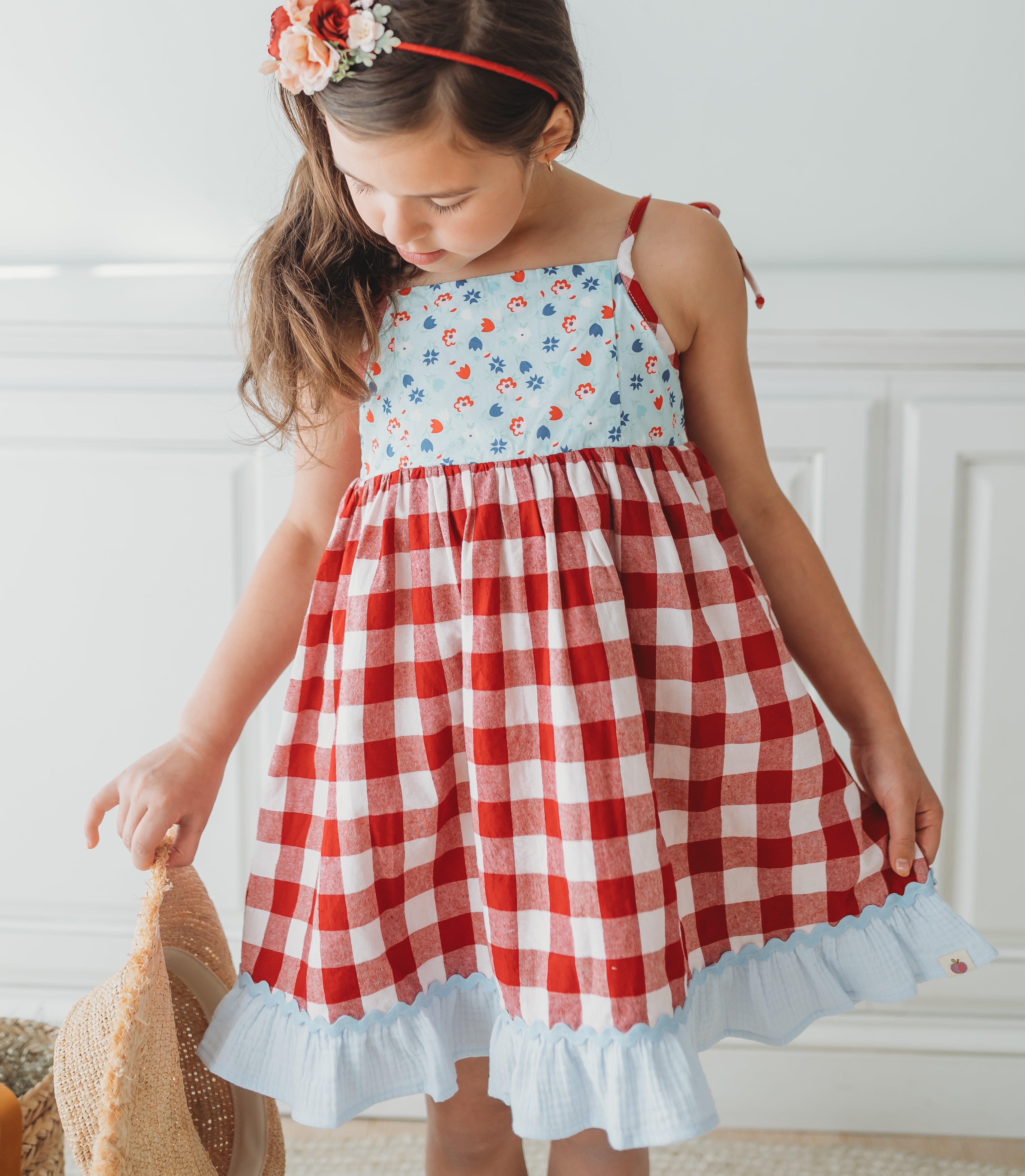 Elara Dress - Gingham & Glory