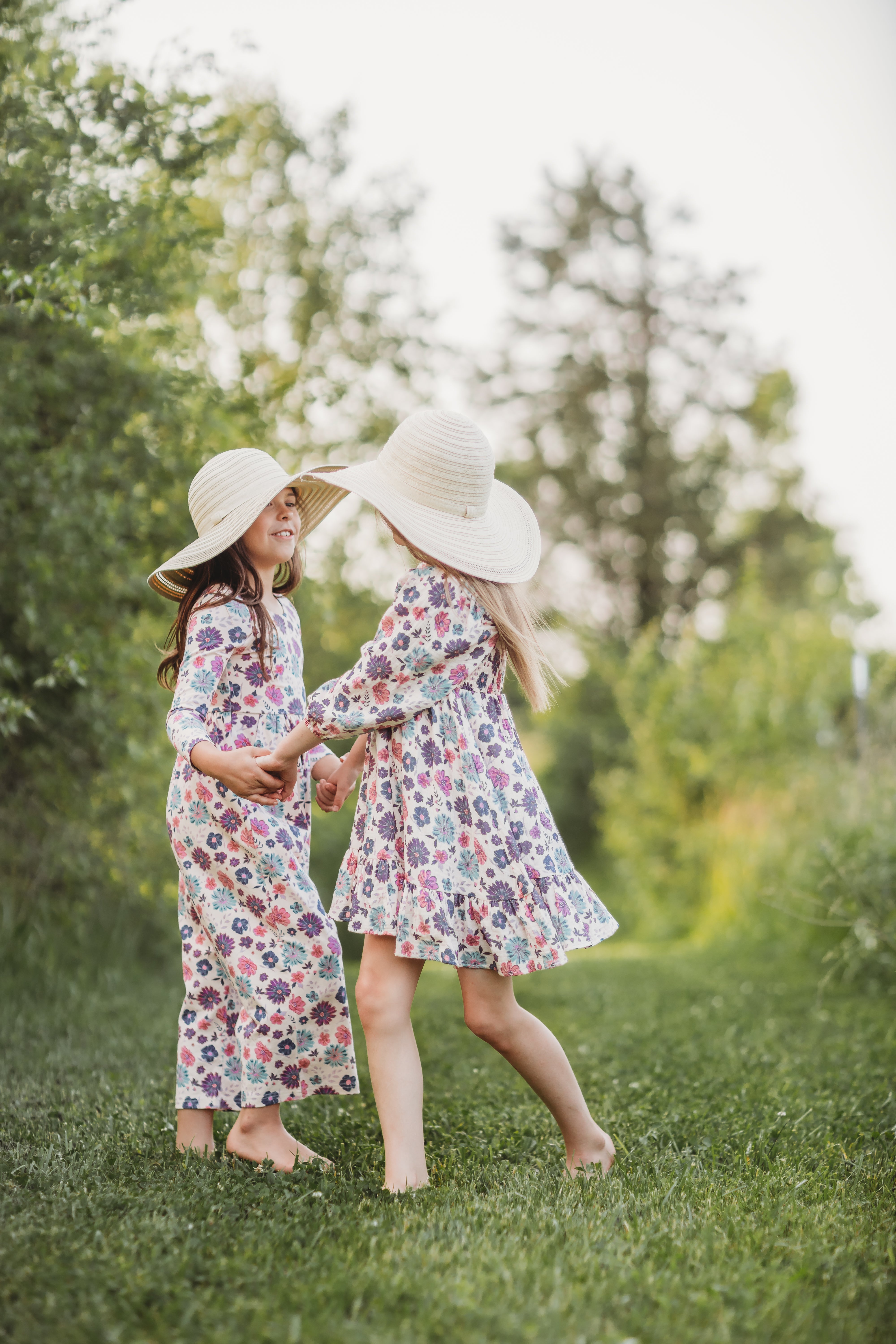 Puff Sleeve Gauze Dress - Jewelbloom (Pre-Order)