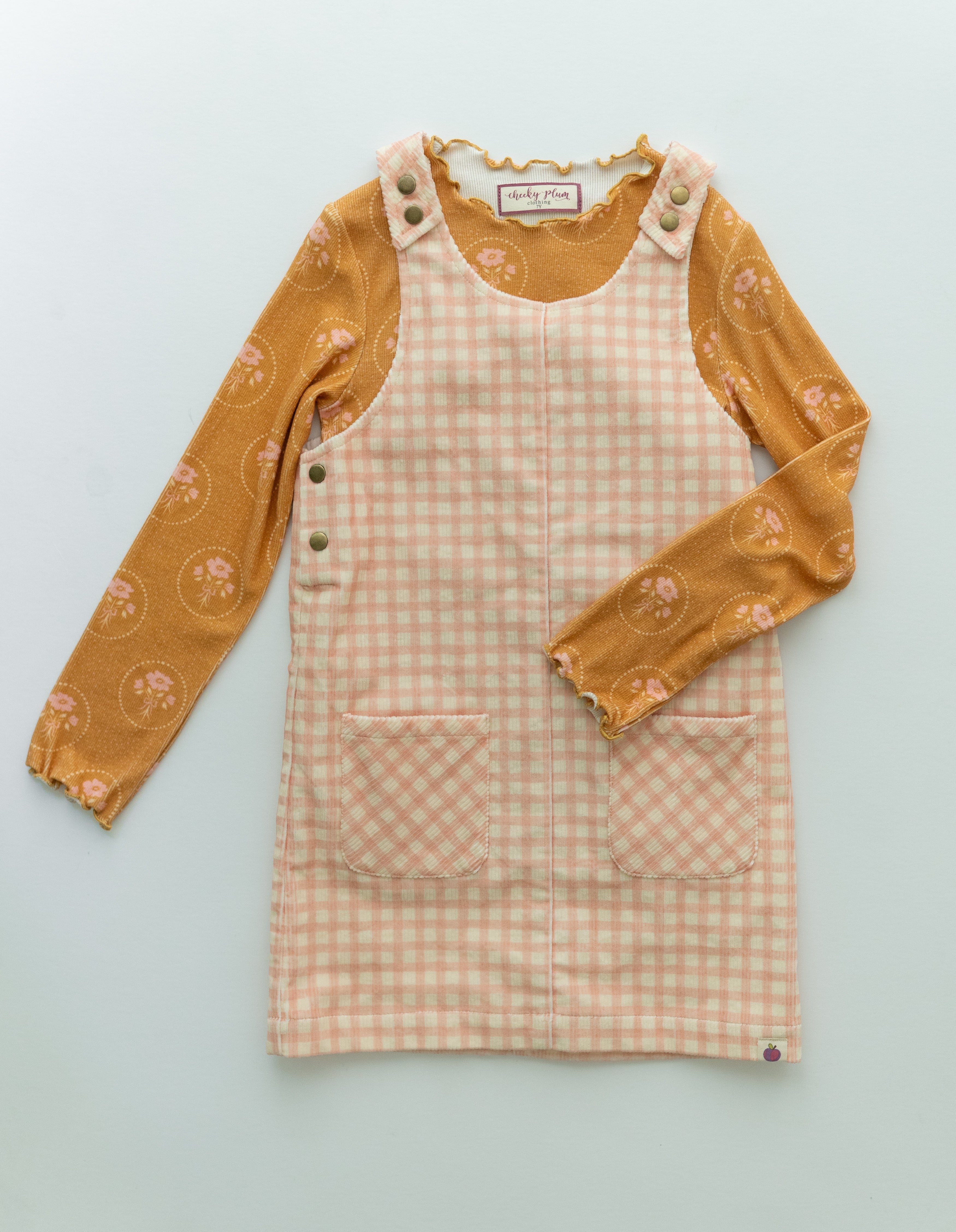 Parker Corduroy Jumper Set - Harvest Stitch