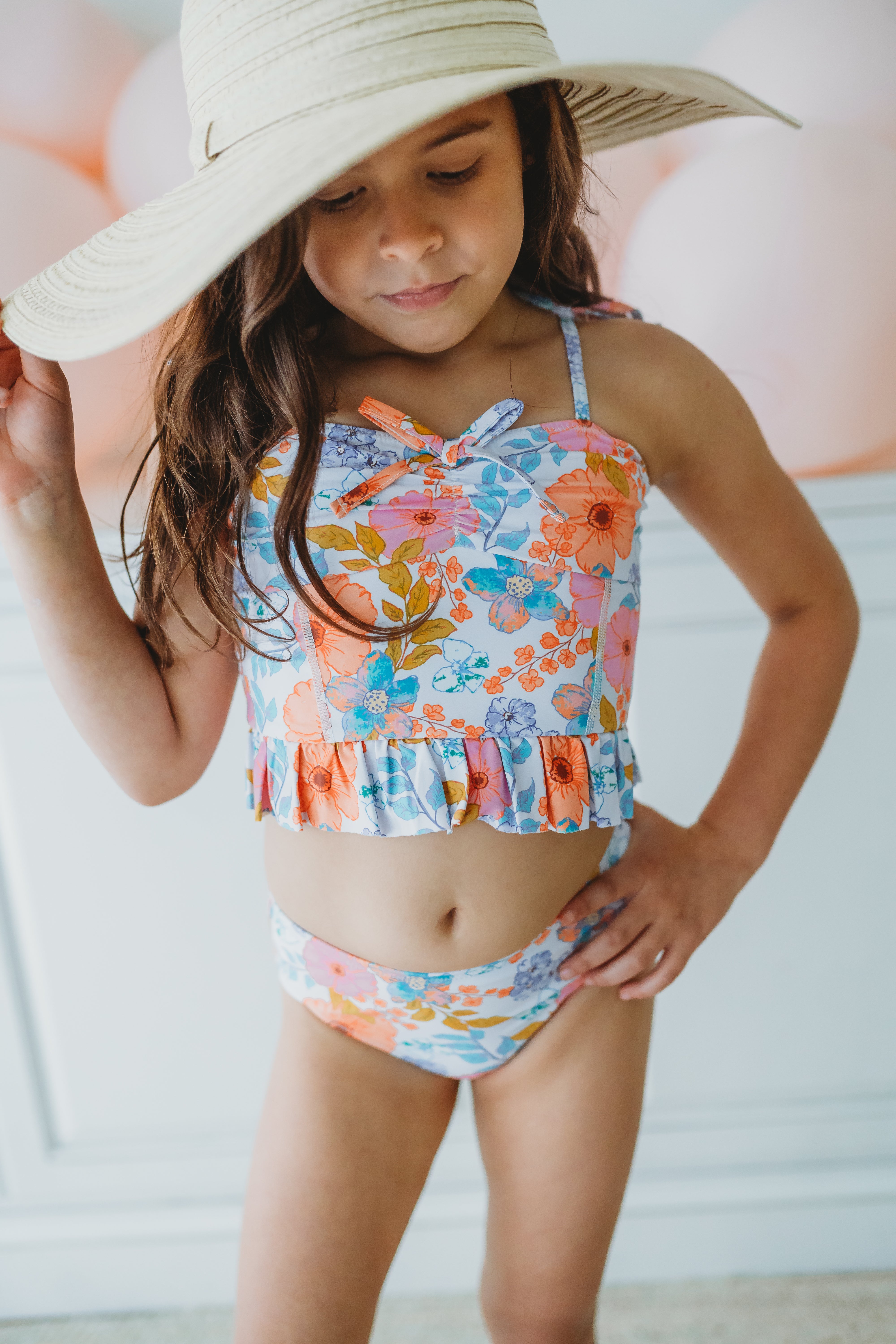 Jade Swimsuit - Flamingo Fantasy