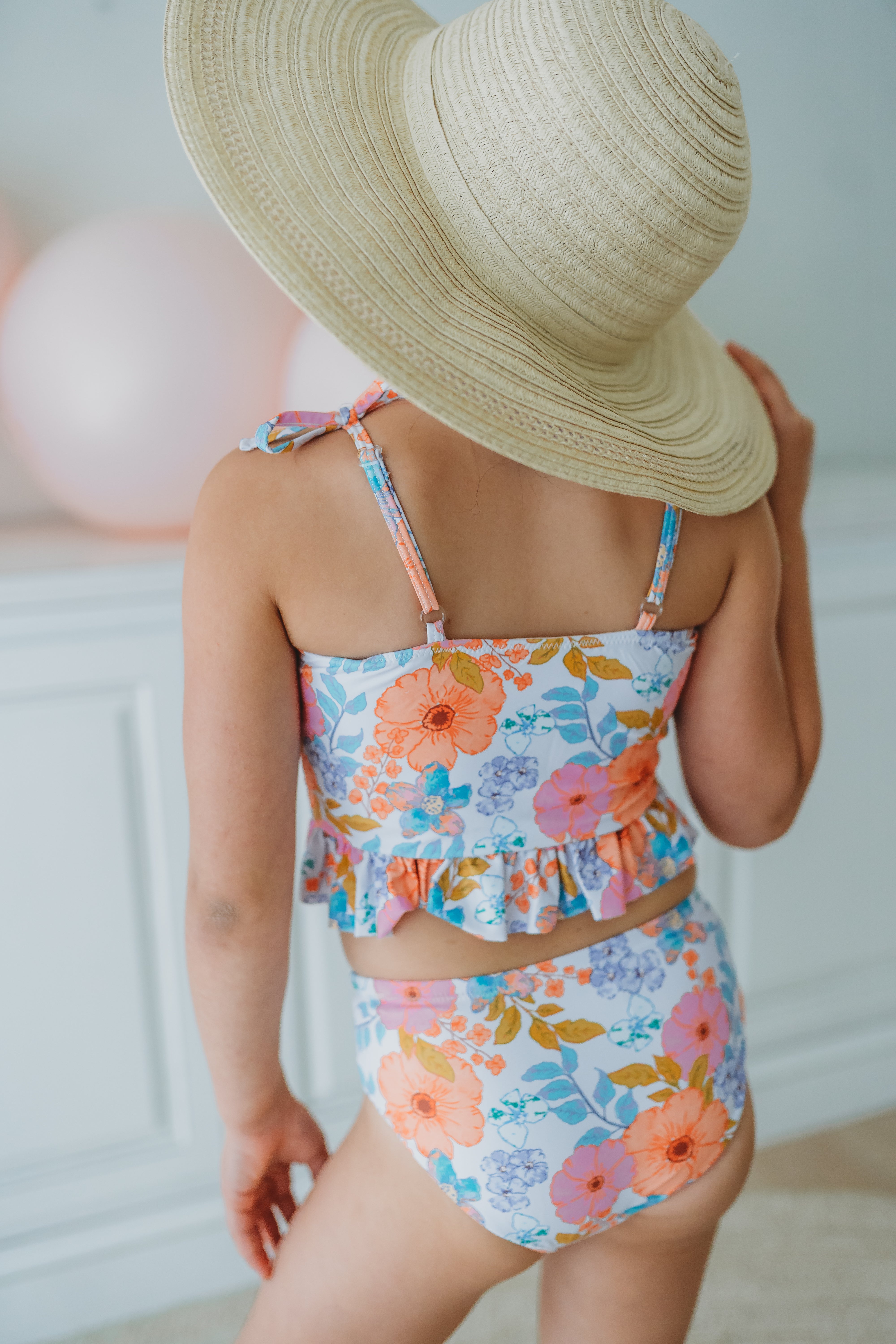 Jade Swimsuit - Flamingo Fantasy