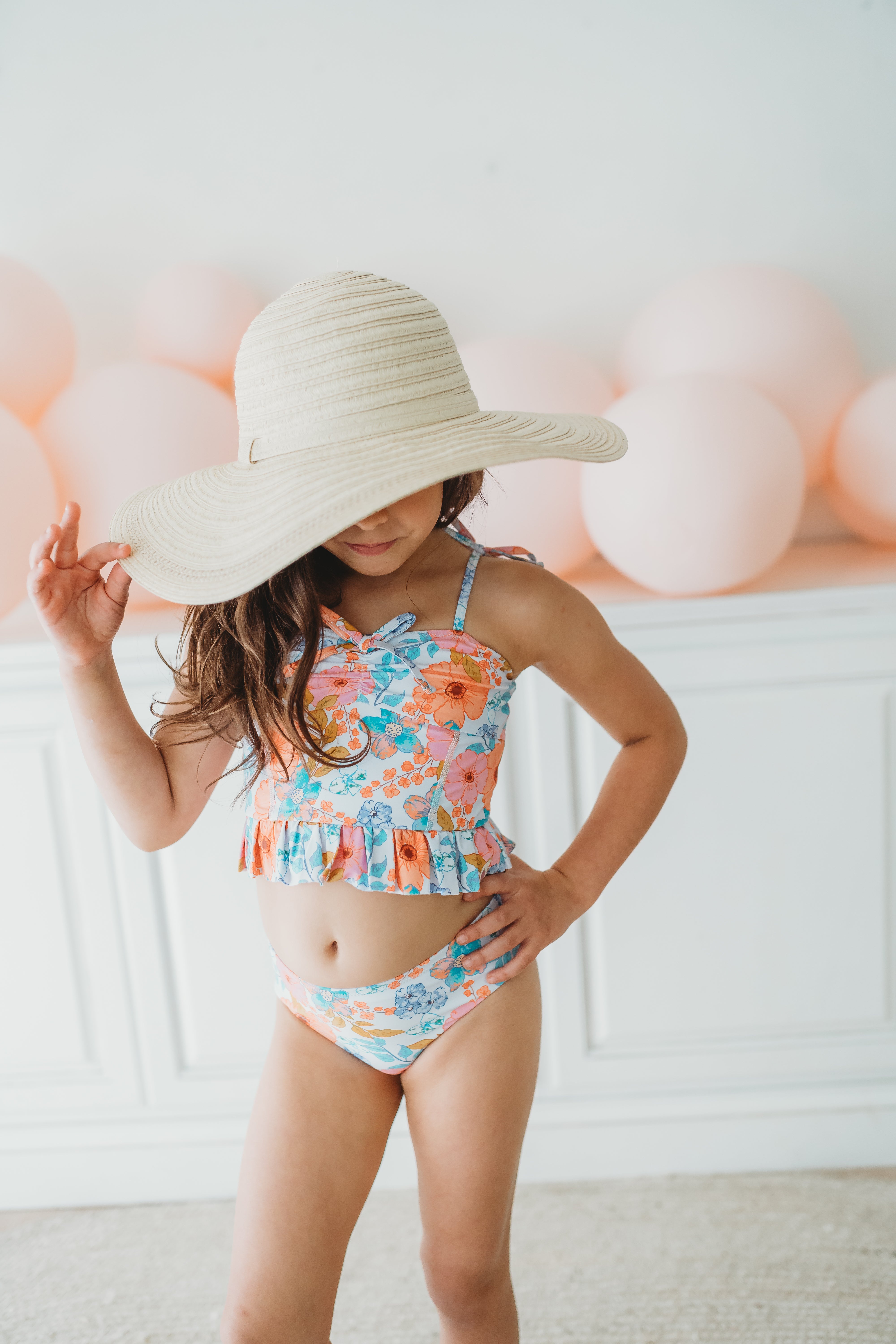 Jade Swimsuit - Flamingo Fantasy