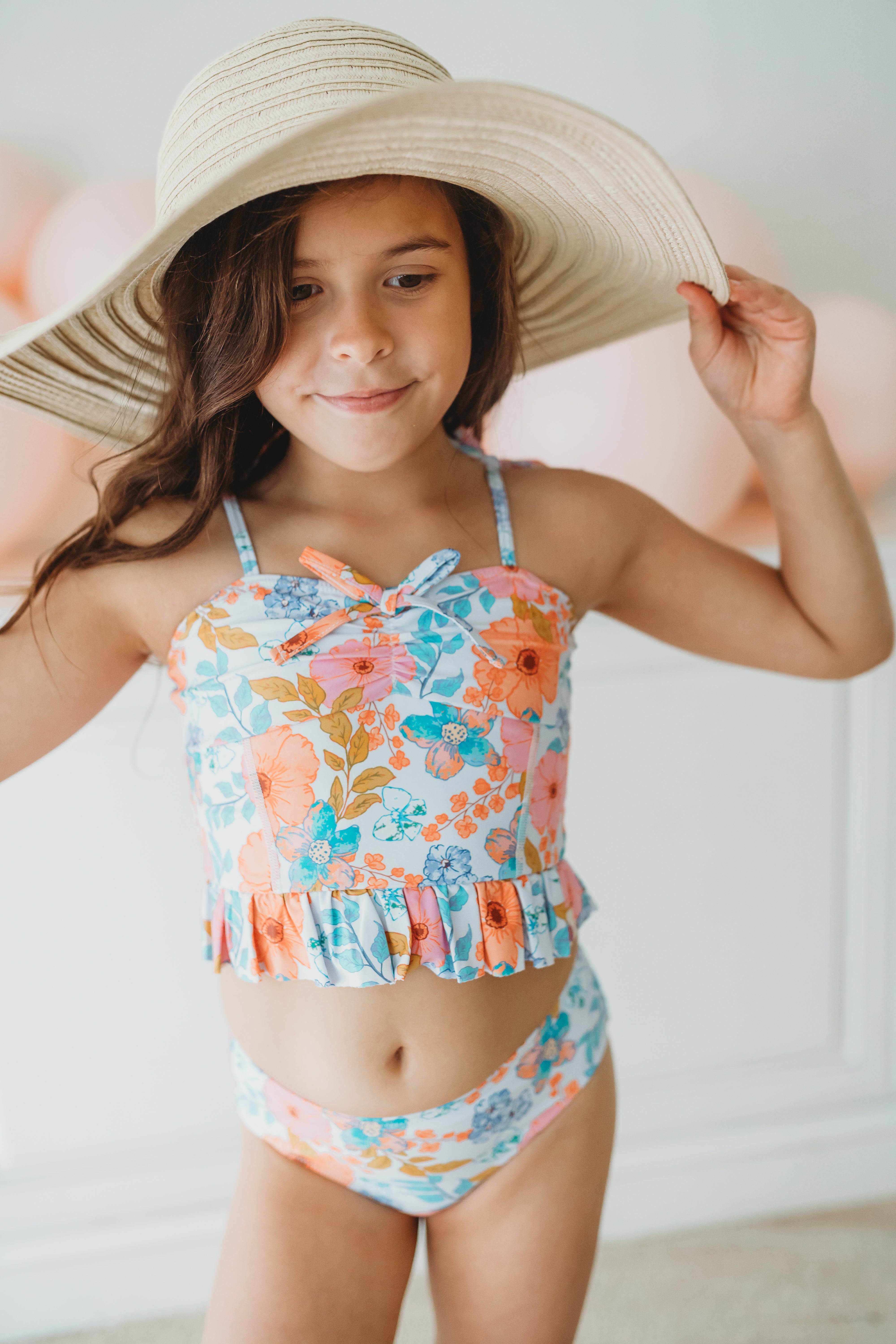 Jade Swimsuit - Flamingo Fantasy