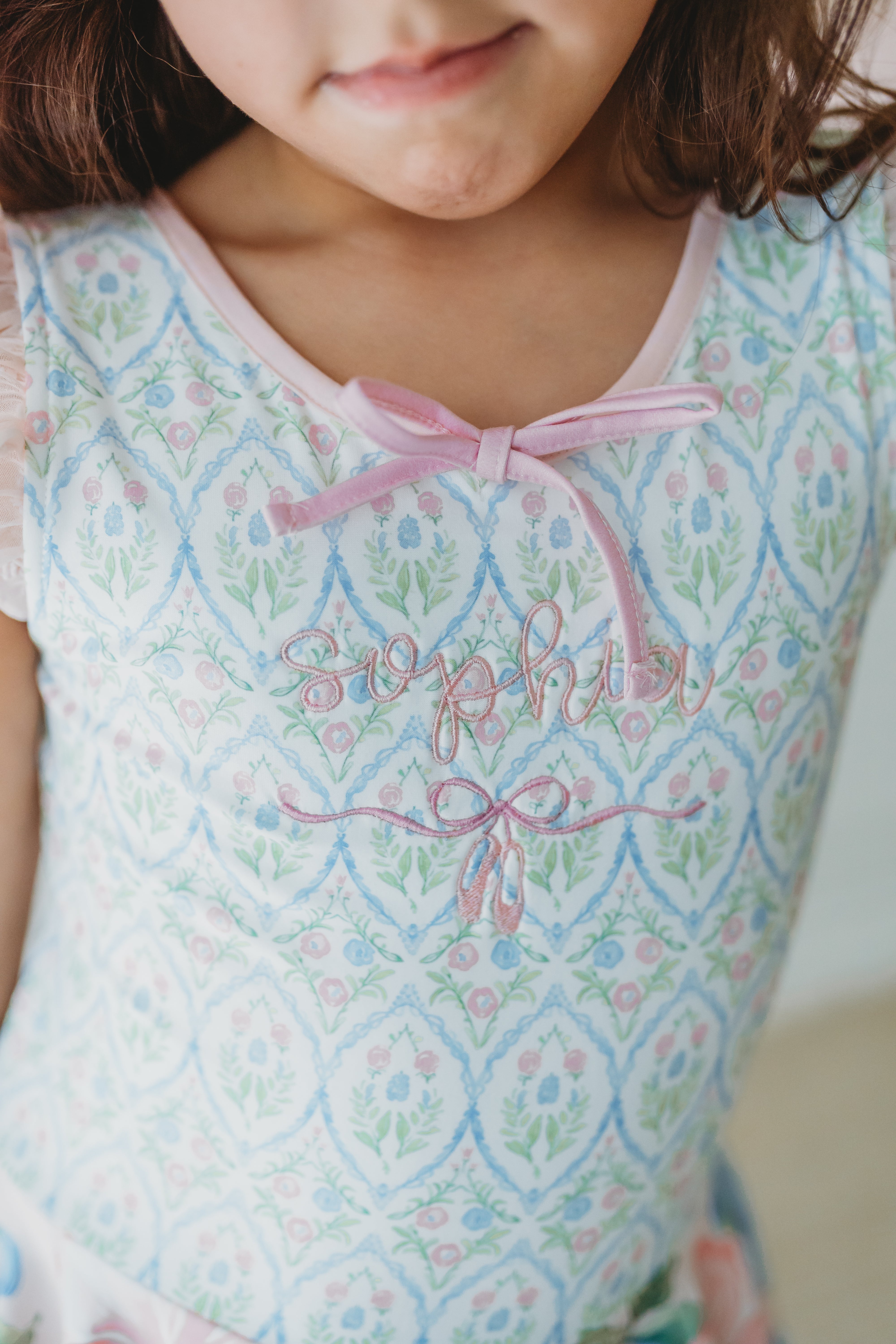 Farrah Leotard - Blush & Bloom