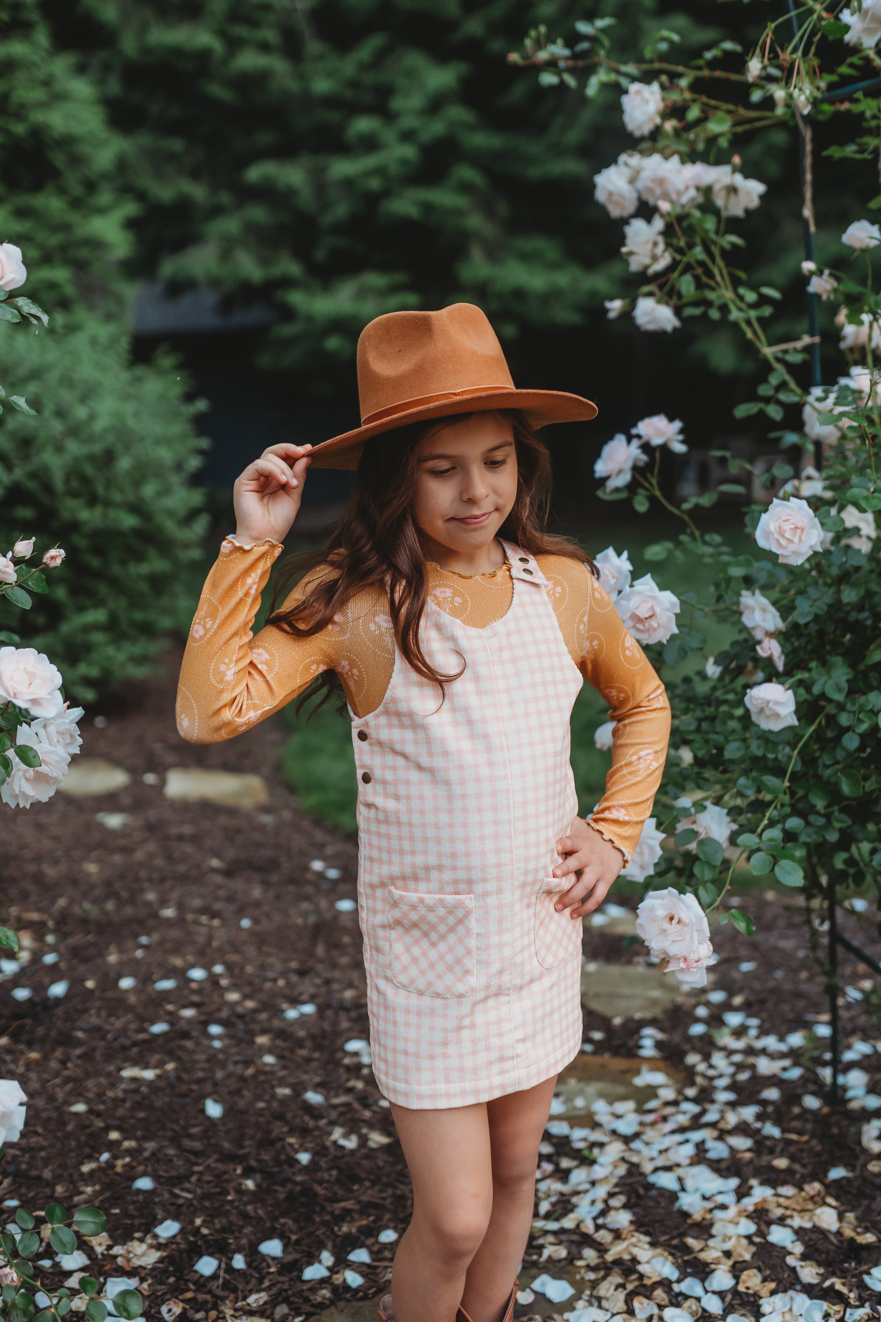 Parker Corduroy Jumper Set - Harvest Stitch