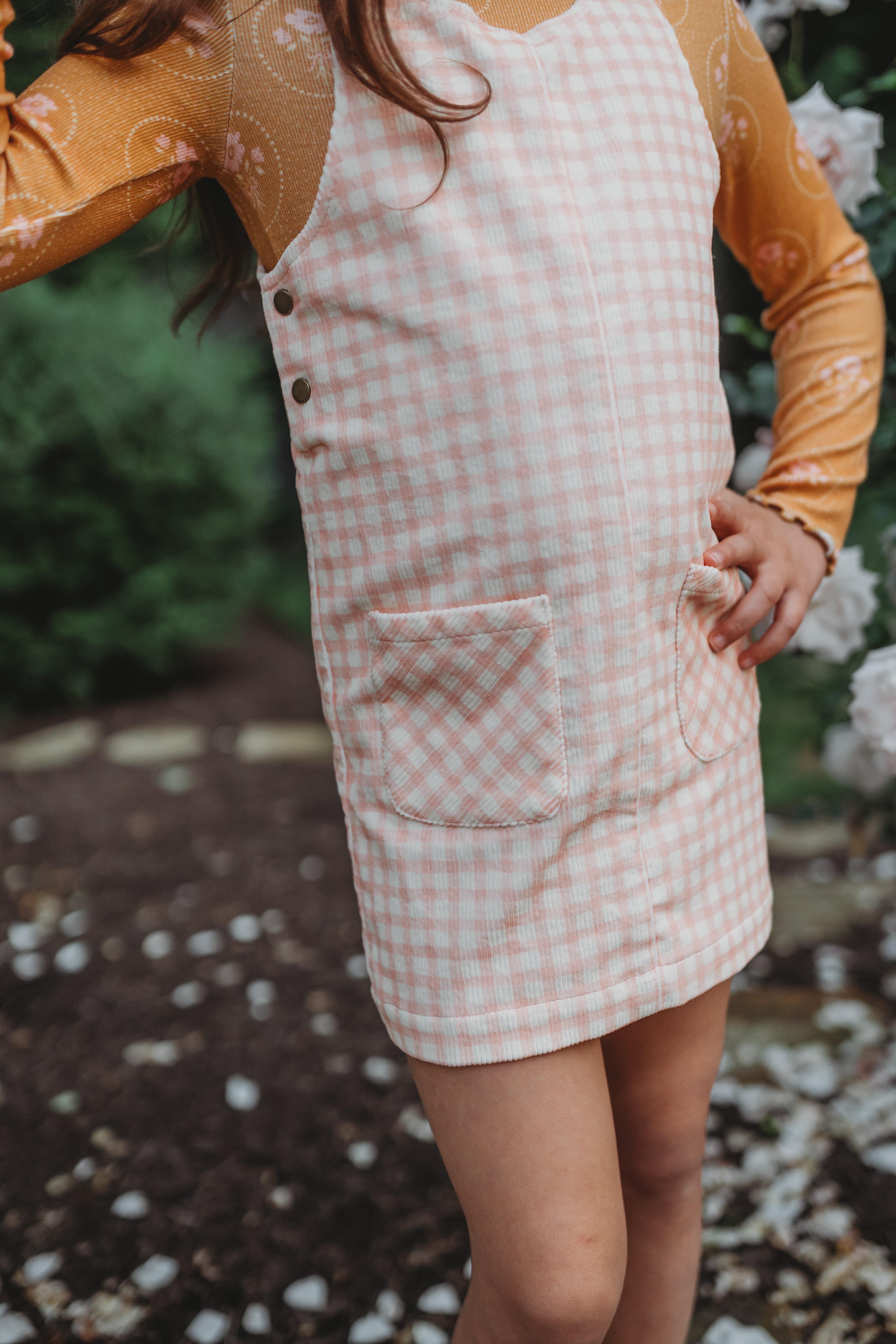 Parker Corduroy Jumper Set - Harvest Stitch