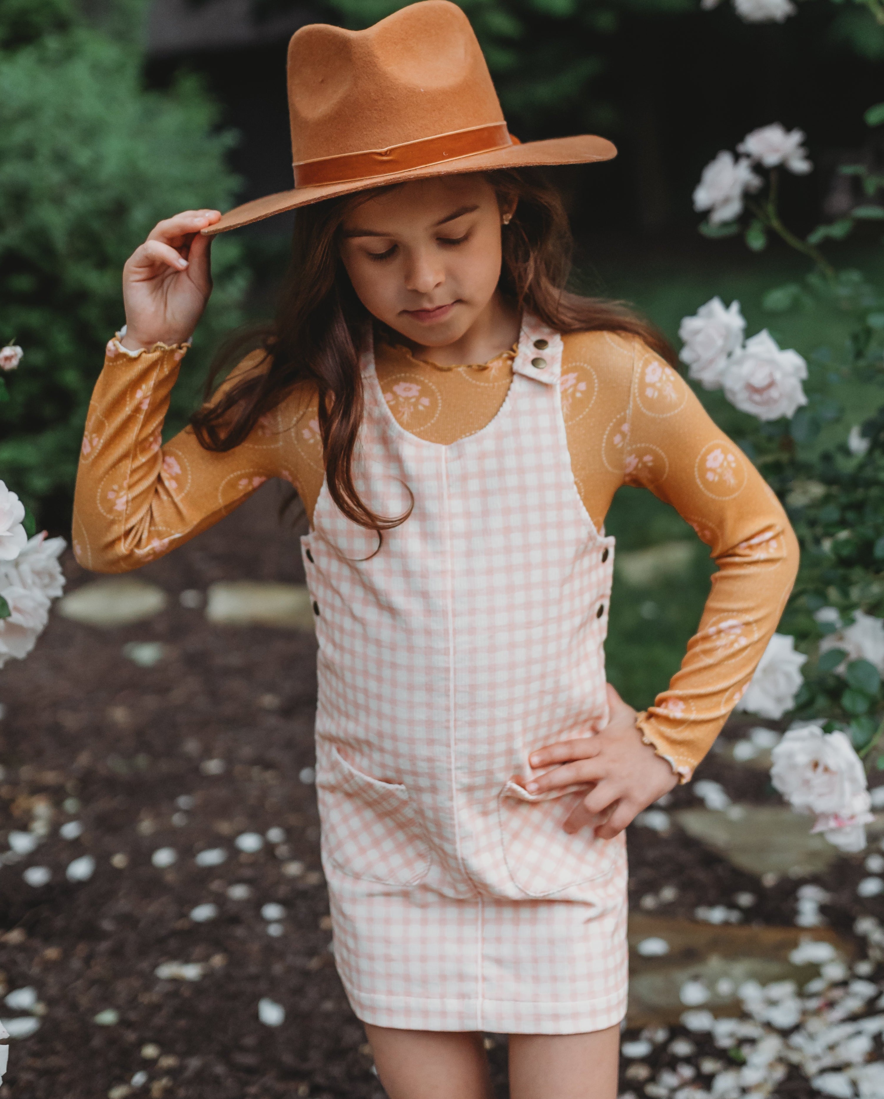 Parker Corduroy Jumper Set - Harvest Stitch