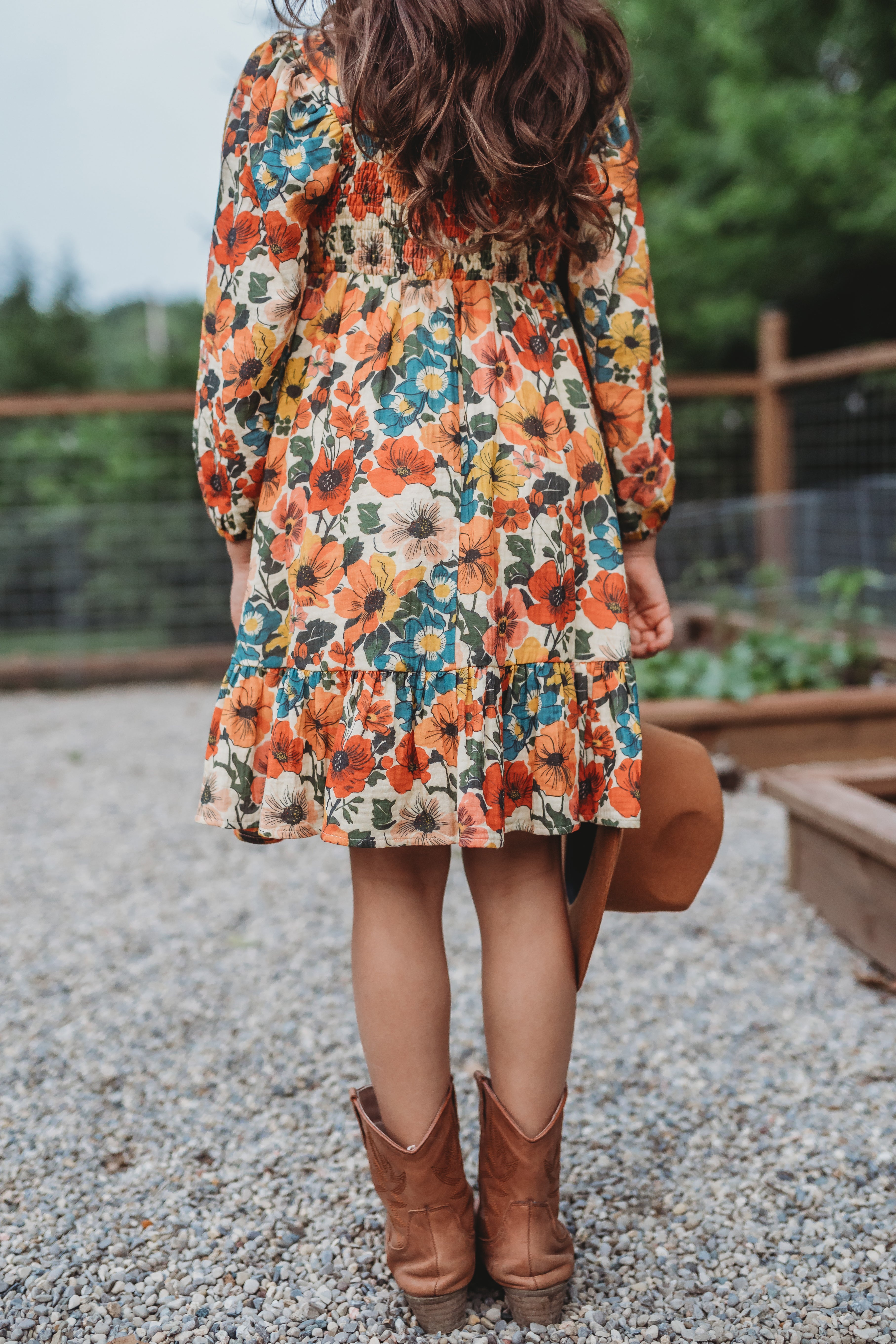 Puff Sleeve Gauze Dress - Teal Revival