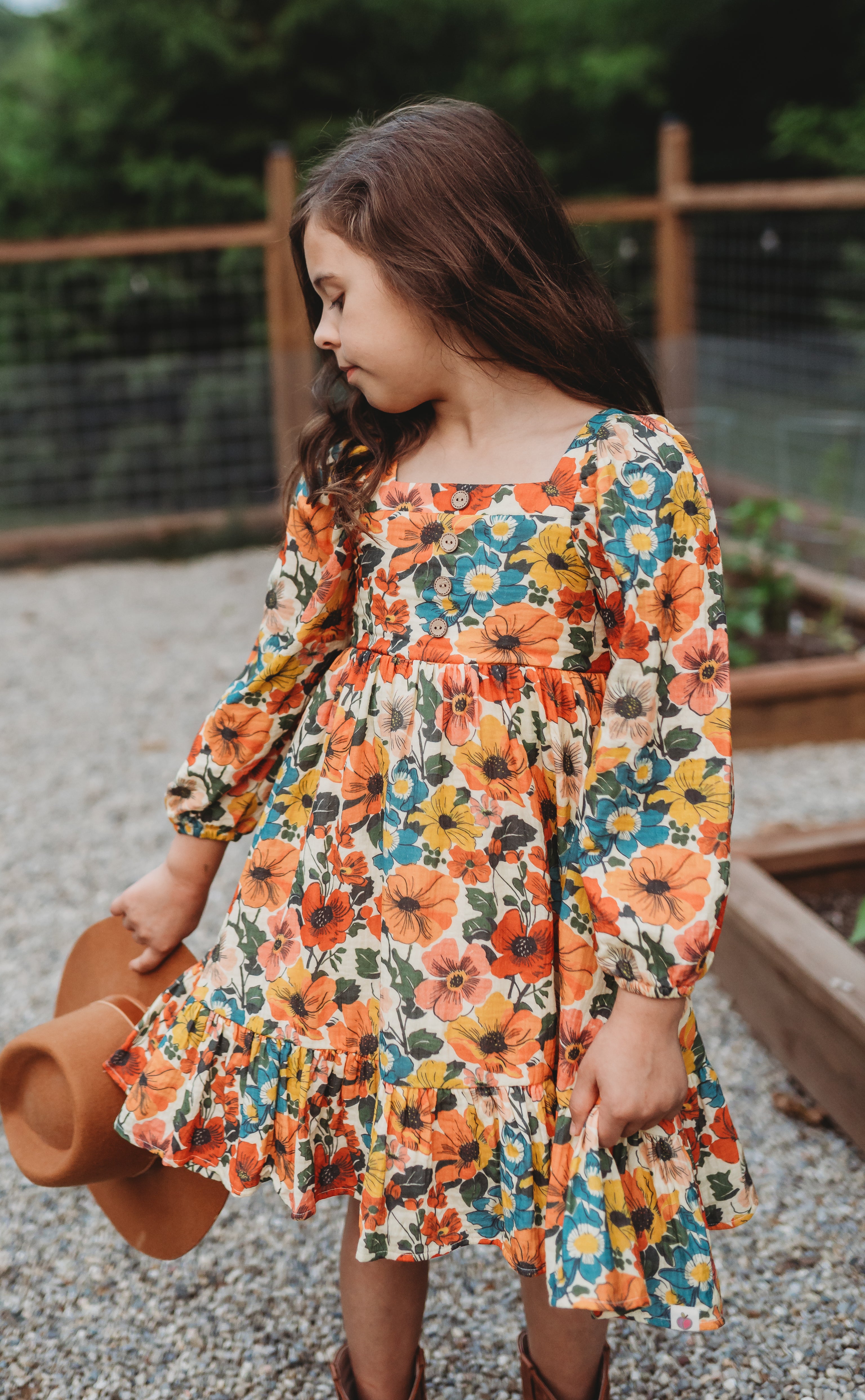 Puff Sleeve Gauze Dress - Teal Revival