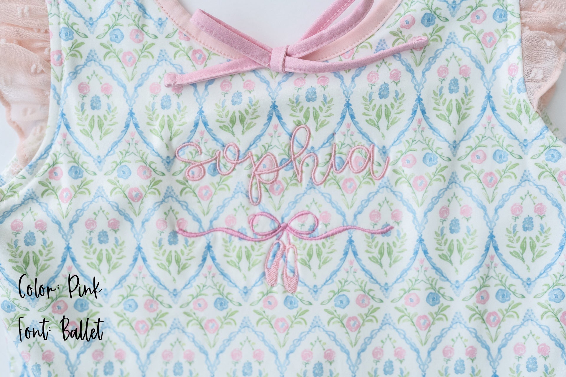 Farrah Leotard - Blush & Bloom