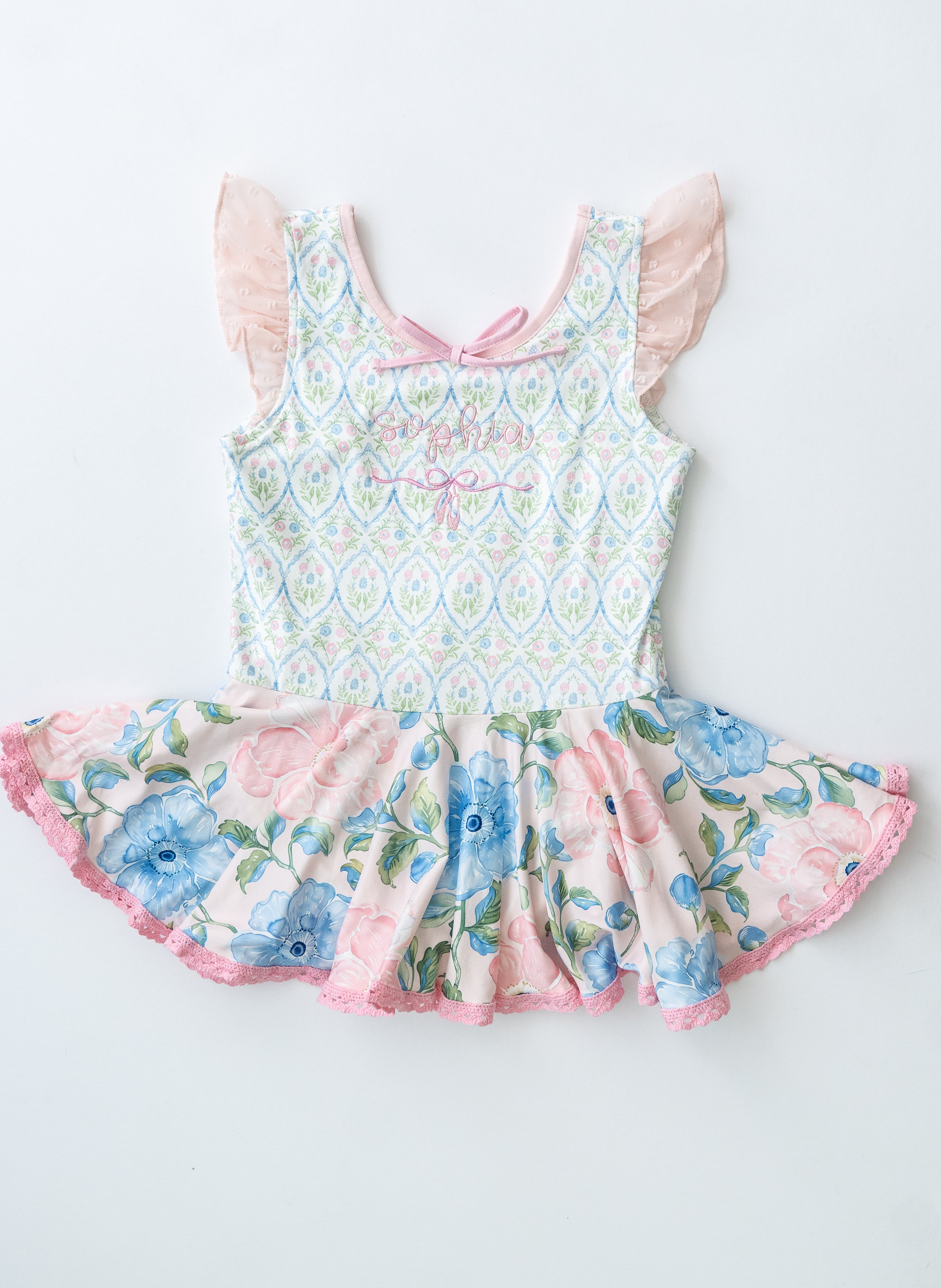 Farrah Leotard - Blush & Bloom